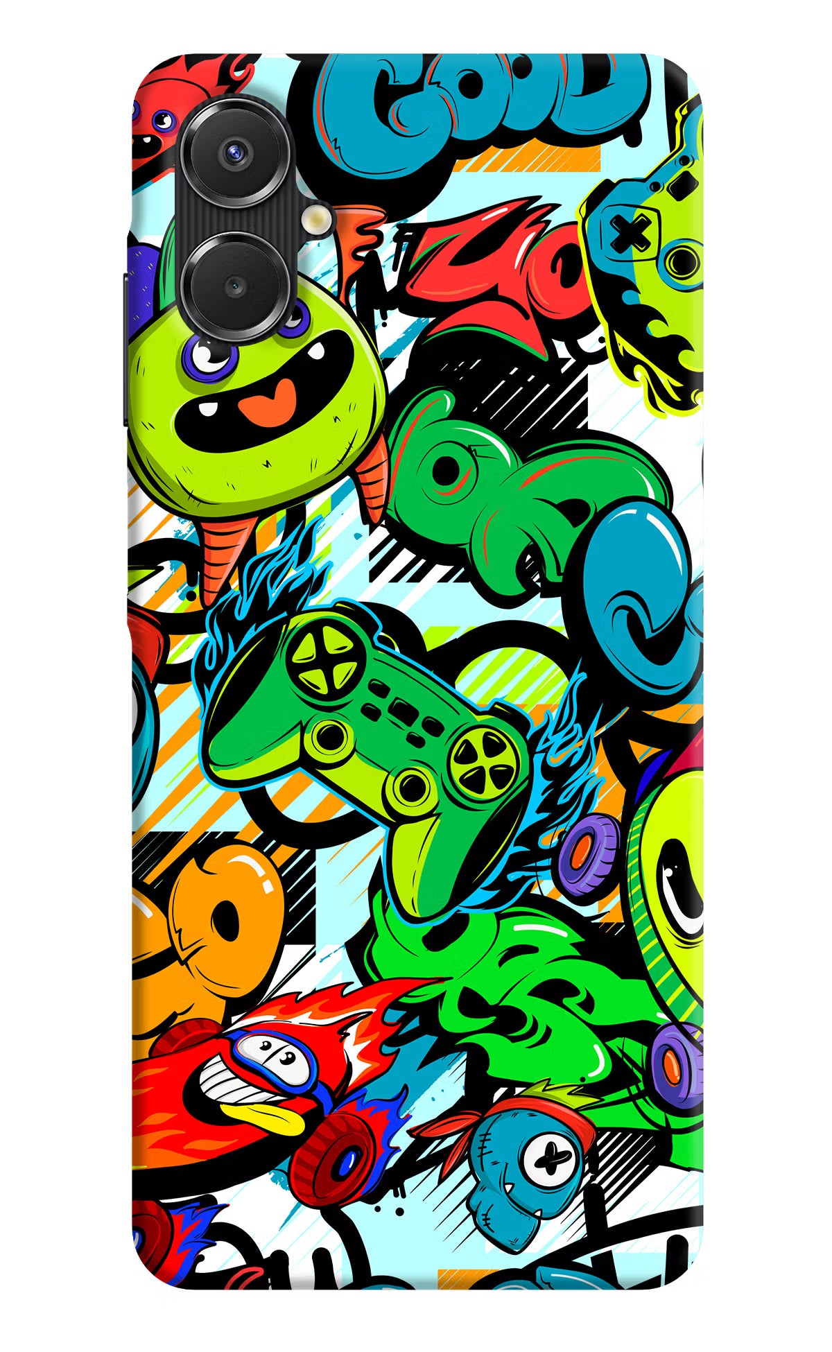 Game Doodle Samsung A06 5G Back Cover - Game Doodle Samsung A06 5G Back Cover Game Doodle Samsung A06 5G Back Cover