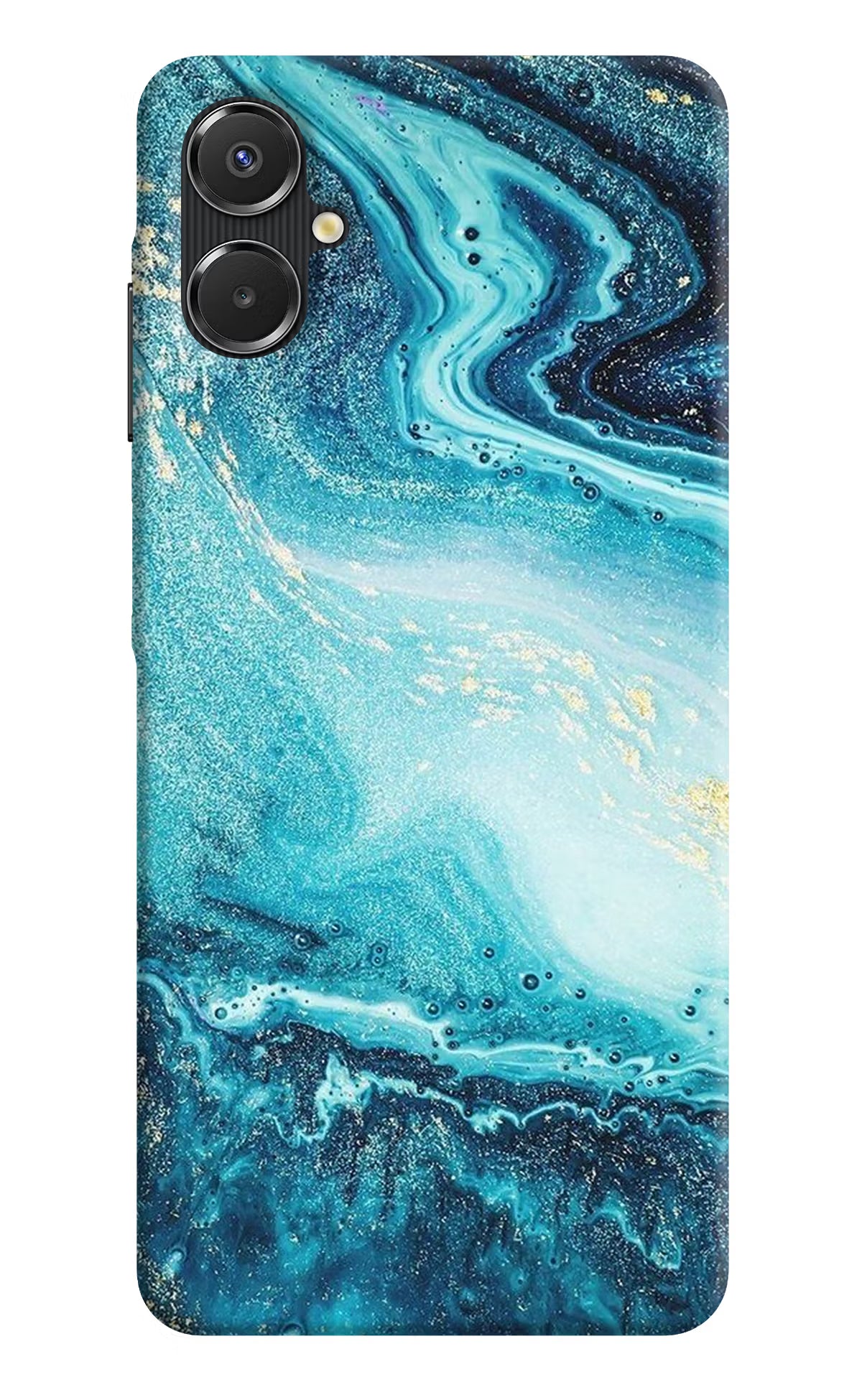 Blue Glitter Marble Samsung A06 5G Back Cover - Blue Glitter Marble Samsung A06 5G Back Cover Blue Glitter Marble Samsung A06 5G Back Cover