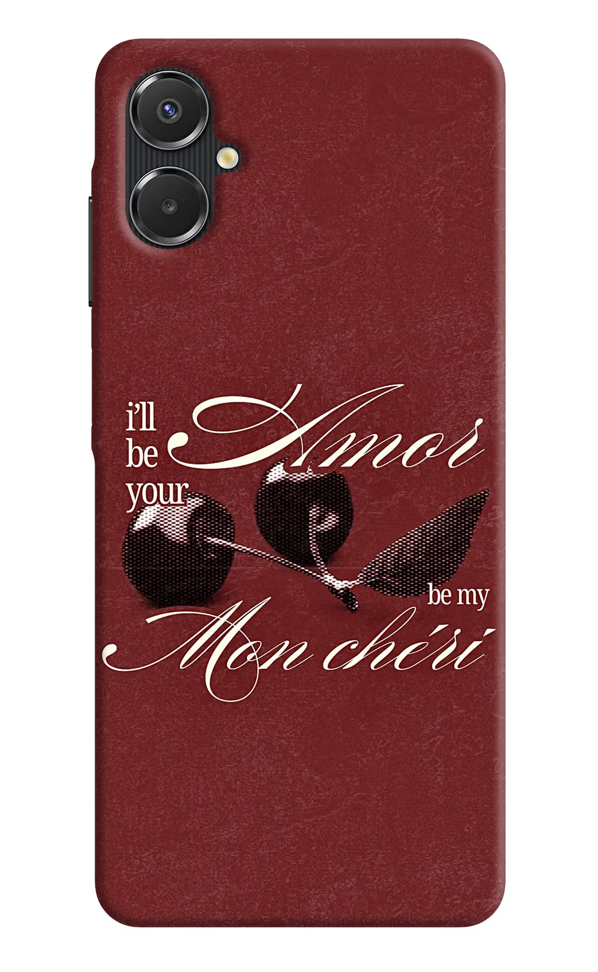 Velvet Cherry Samsung A06 5G Back Cover - Velvet Cherry Samsung A06 5G Back Cover Velvet Cherry Samsung A06 5G Back Cover
