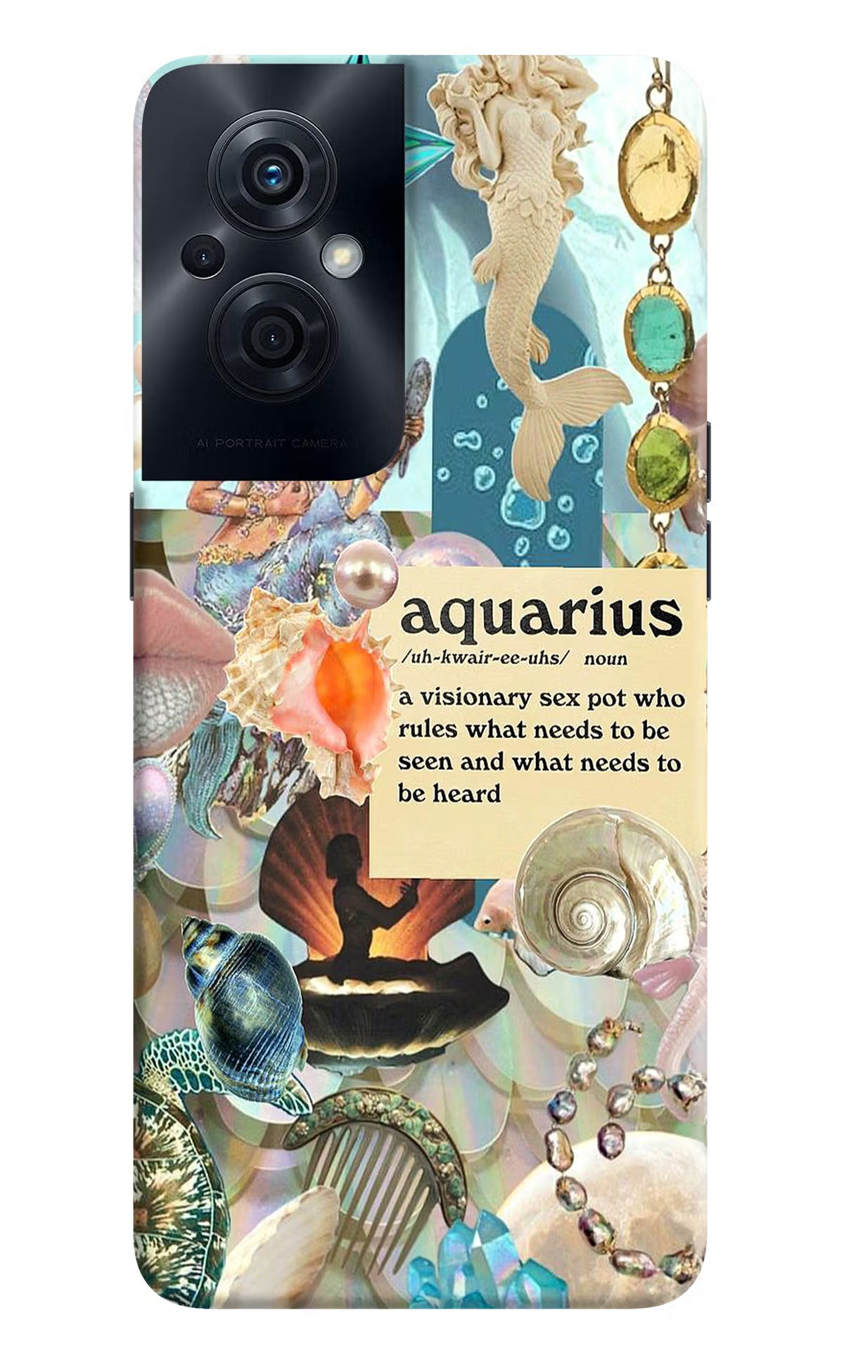 Aquarius Zodiac OPPO F21s Pro 5G Back Cover - Aquarius Zodiac OPPO F21s Pro 5G Back Cover Aquarius Zodiac OPPO F21s Pro 5G Back Cover