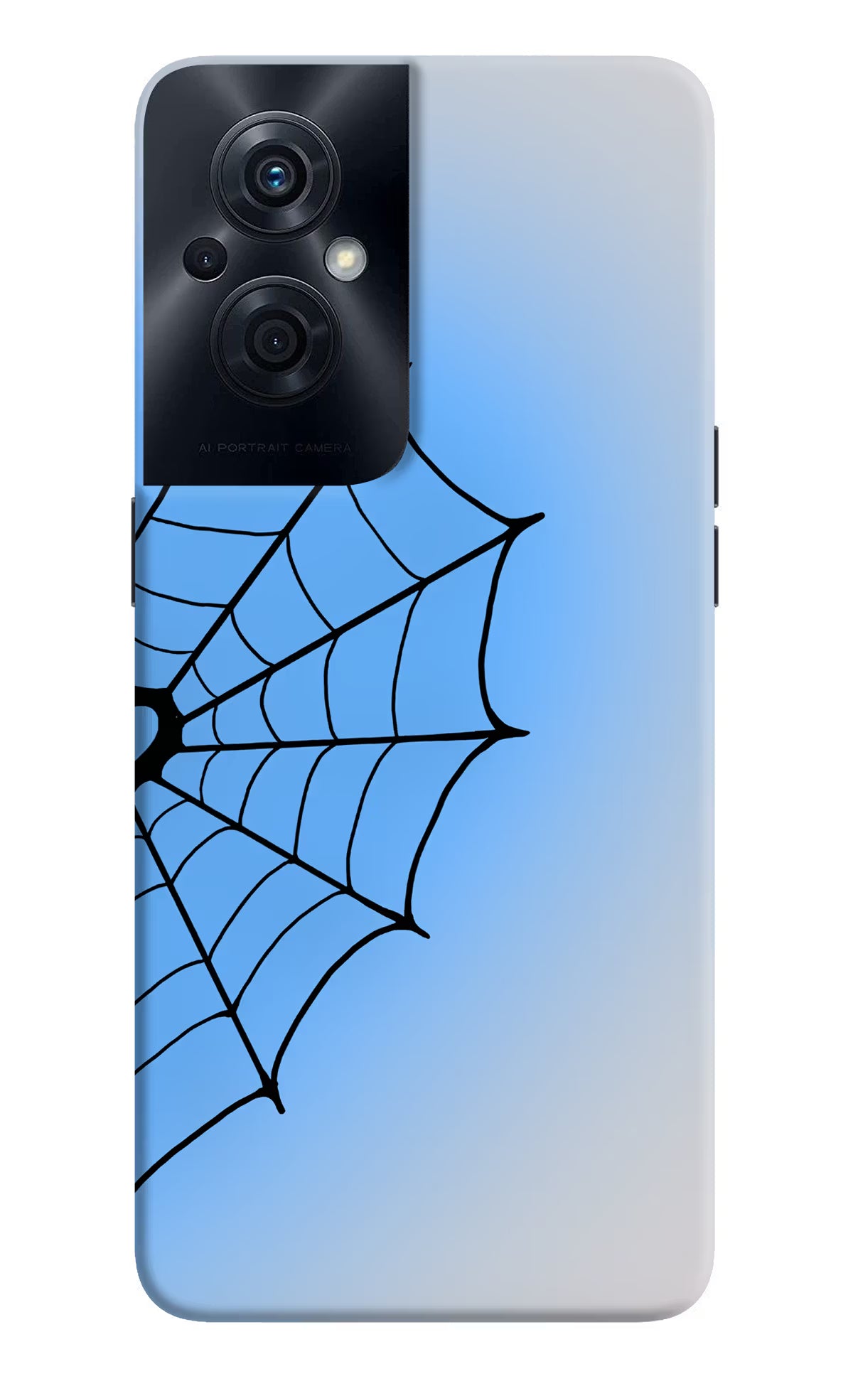Blue Web OPPO F21s Pro 5G Back Cover - Blue Web OPPO F21s Pro 5G Back Cover Blue Web OPPO F21s Pro 5G Back Cover