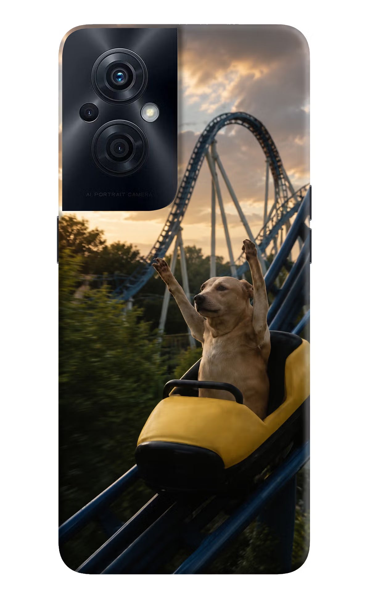 Rollercoaster Dog OPPO F21s Pro 5G Back Cover - Rollercoaster Dog OPPO F21s Pro 5G Back Cover Rollercoaster Dog OPPO F21s Pro 5G Back Cover