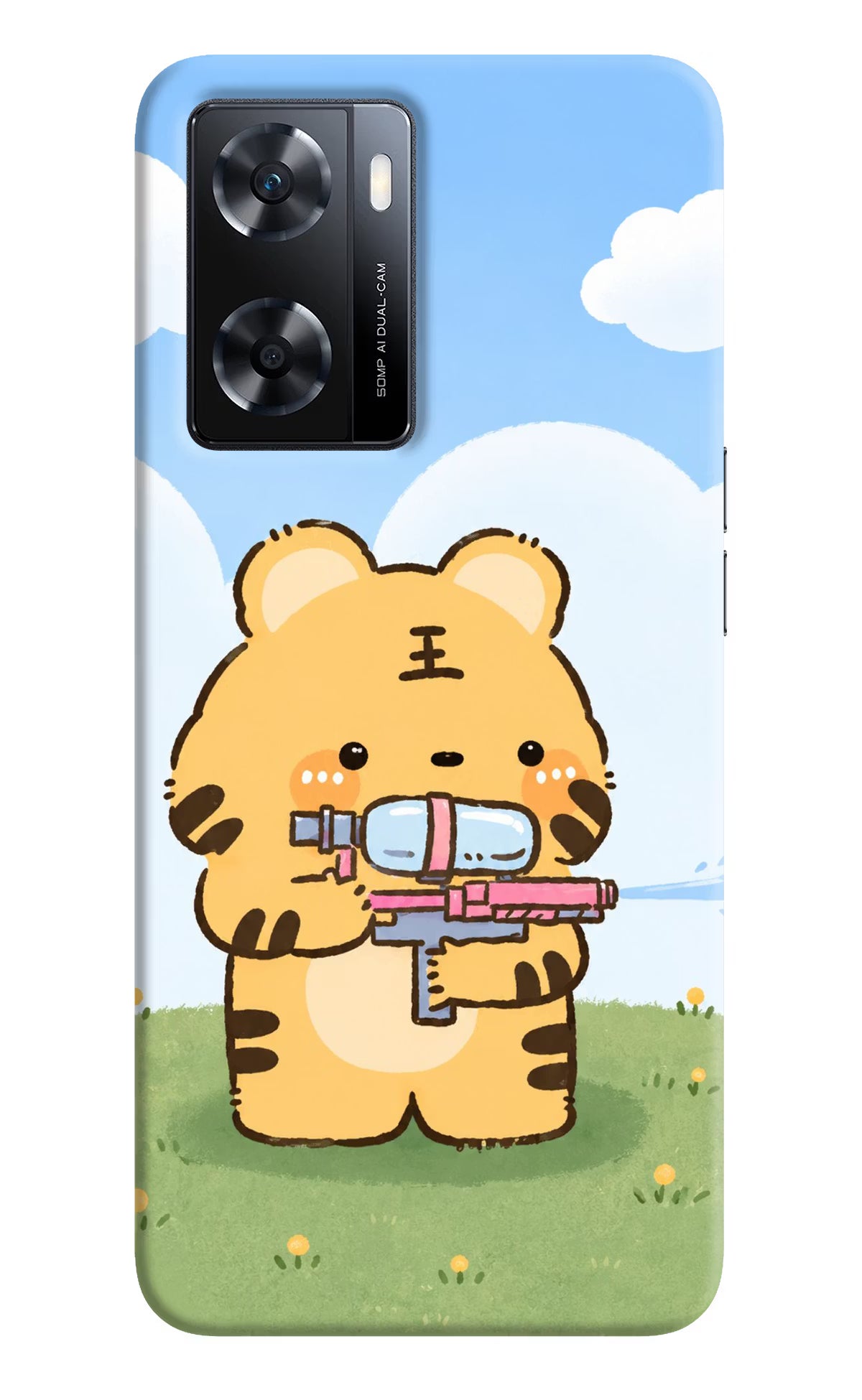 Tiger Treat OPPO A77s Back Cover - Tiger Treat OPPO A77s Back Cover Tiger Treat OPPO A77s Back Cover