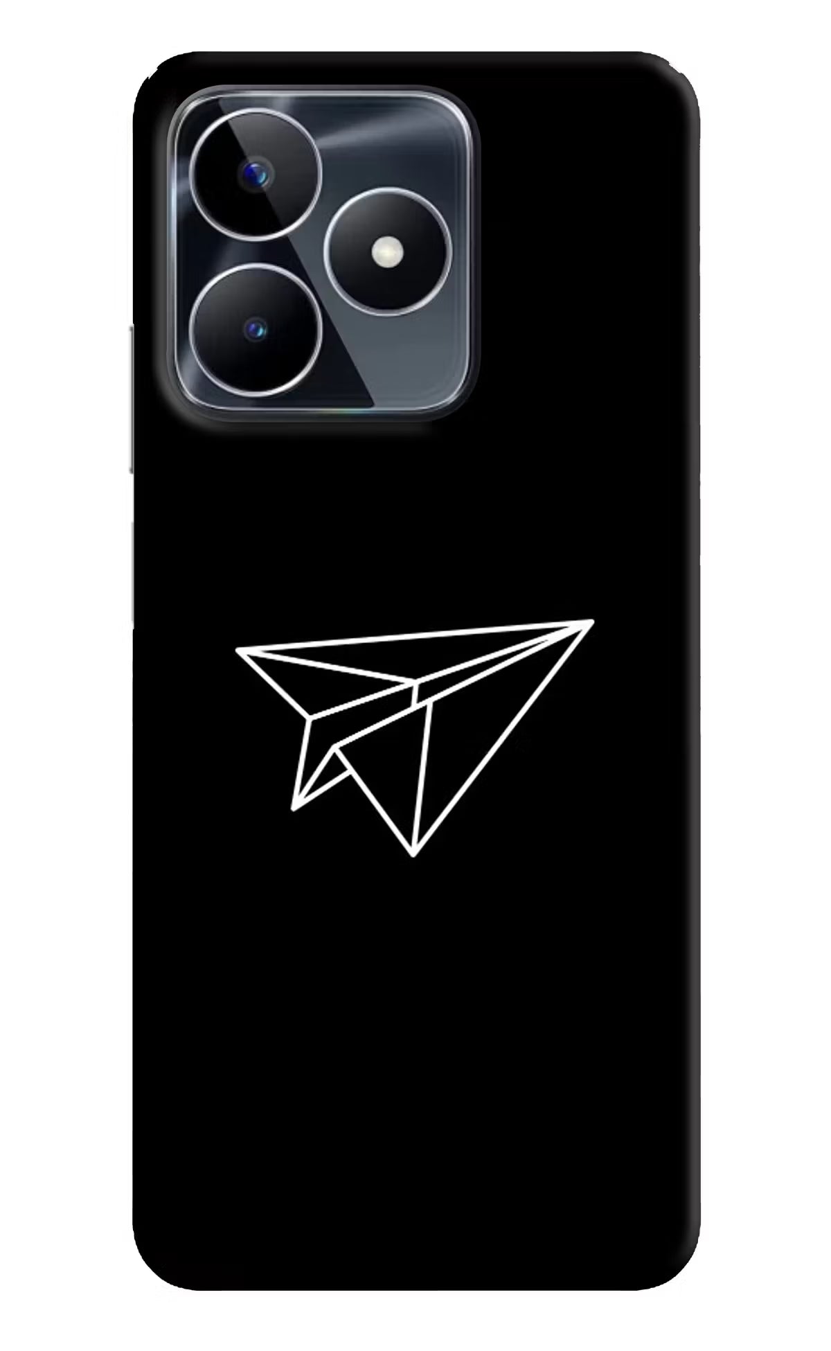Paper Plane White Realme Narzo N53 Back Cover - Paper Plane White Realme Narzo N53 Back Cover Paper Plane White Realme Narzo N53 Back Cover