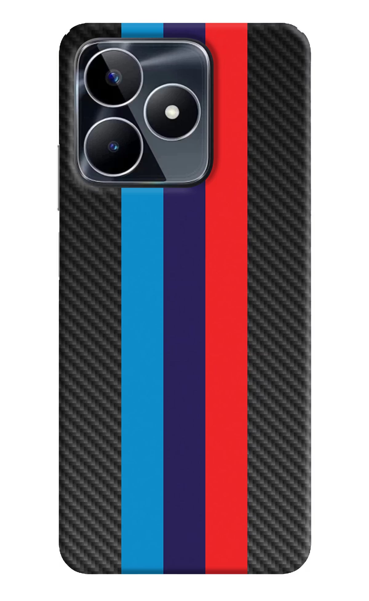 BMW Stripes Pattern Realme Narzo N53 Back Cover - BMW Stripes Pattern Realme Narzo N53 Back Cover BMW Stripes Pattern Realme Narzo N53 Back Cover