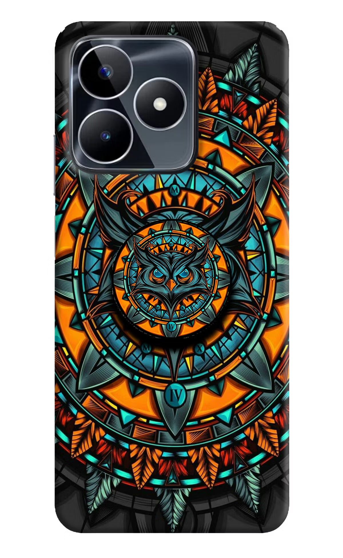 Angry Owl Realme Narzo N53 Pop Case - Angry Owl Realme Narzo N53 Pop Case Angry Owl Realme Narzo N53 Pop Case