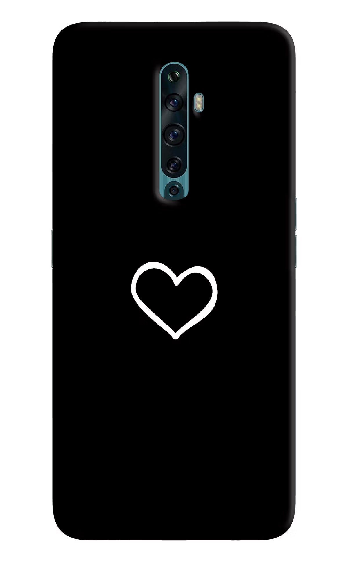 Heart Oppo Reno2 F Back Cover - Heart Oppo Reno2 F Back Cover Heart Oppo Reno2 F Back Cover