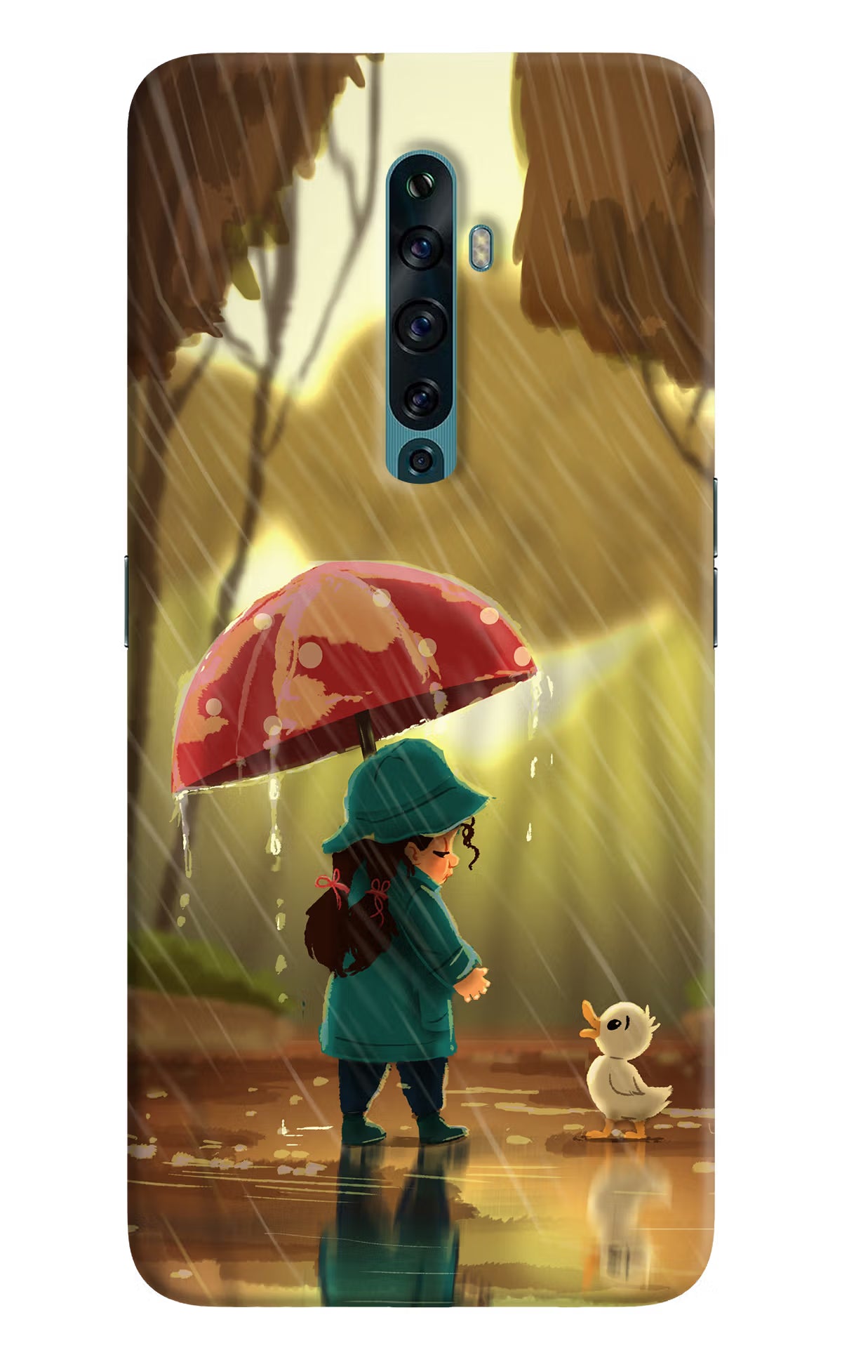 Rainy Day Oppo Reno2 F Back Cover - Rainy Day Oppo Reno2 F Back Cover Rainy Day Oppo Reno2 F Back Cover