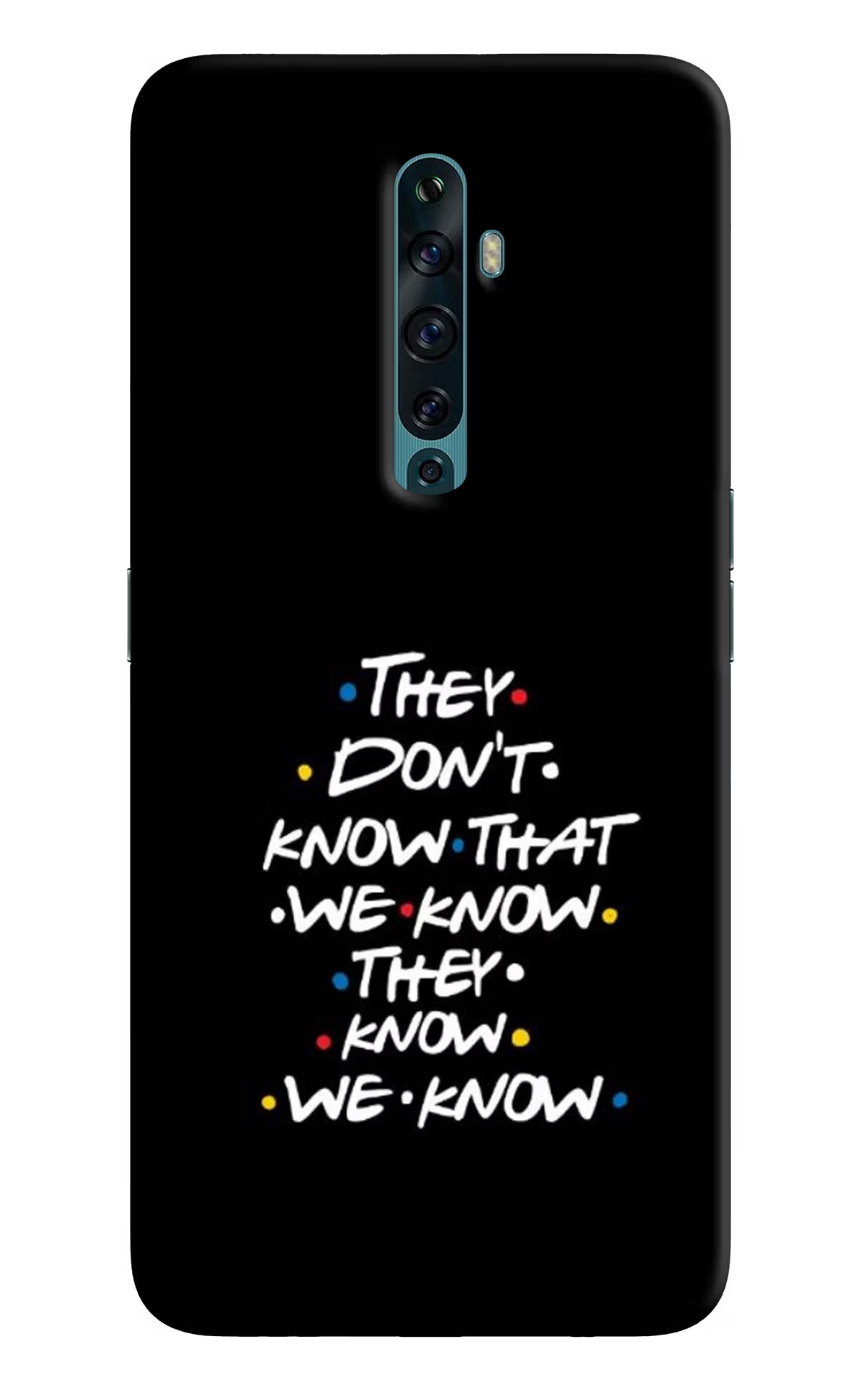 FRIENDS Dialogue Oppo Reno2 F Back Cover - FRIENDS Dialogue Oppo Reno2 F Back Cover FRIENDS Dialogue Oppo Reno2 F Back Cover