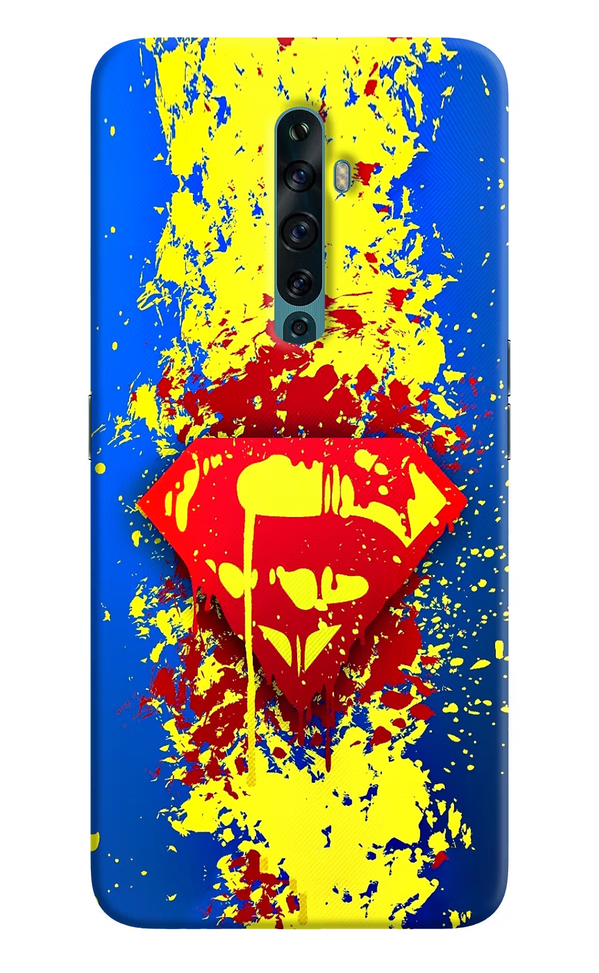 Superman logo Oppo Reno2 F Back Cover - Superman logo Oppo Reno2 F Back Cover Superman logo Oppo Reno2 F Back Cover