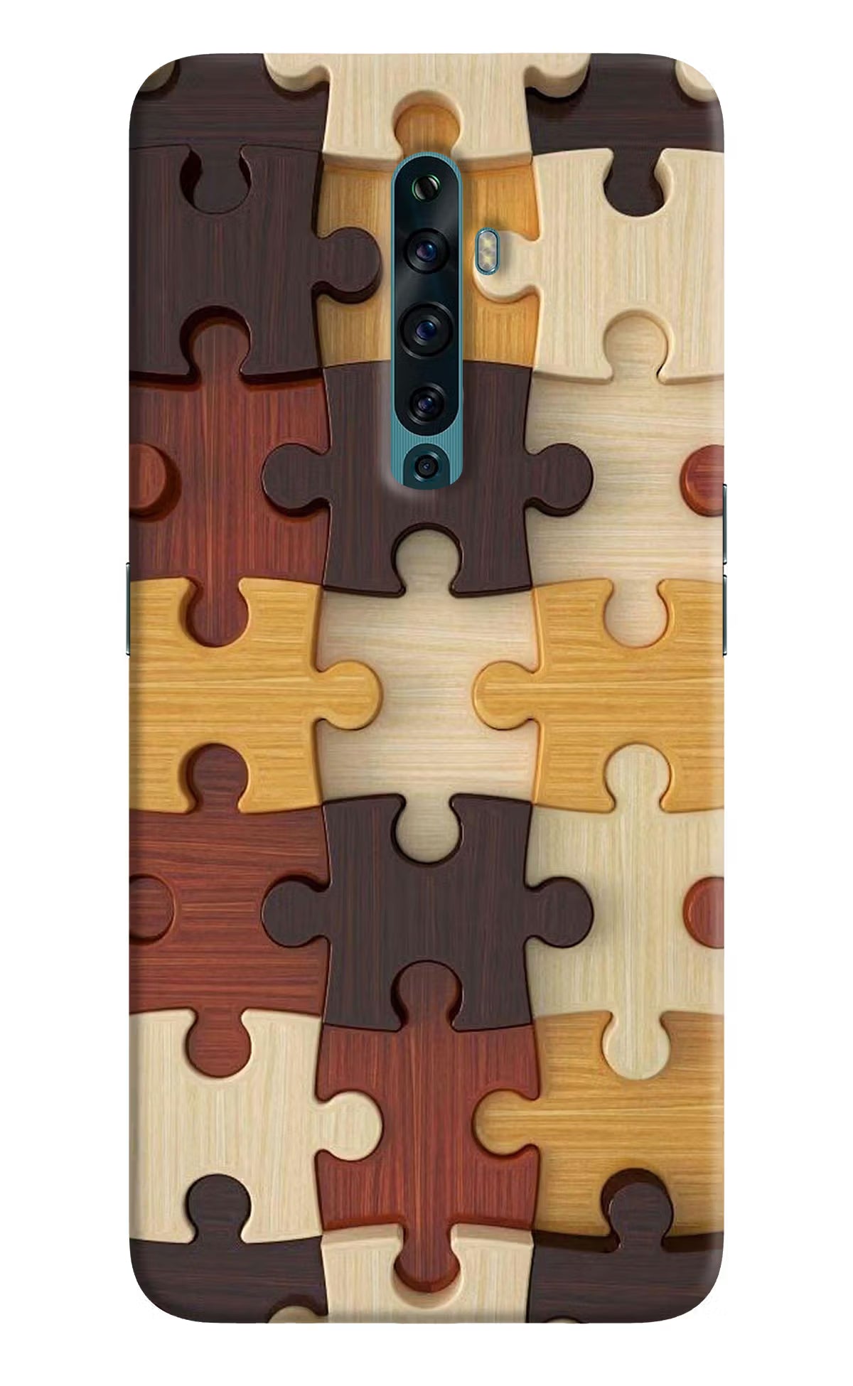 Wooden Puzzle Oppo Reno2 F Back Cover - Wooden Puzzle Oppo Reno2 F Back Cover Wooden Puzzle Oppo Reno2 F Back Cover