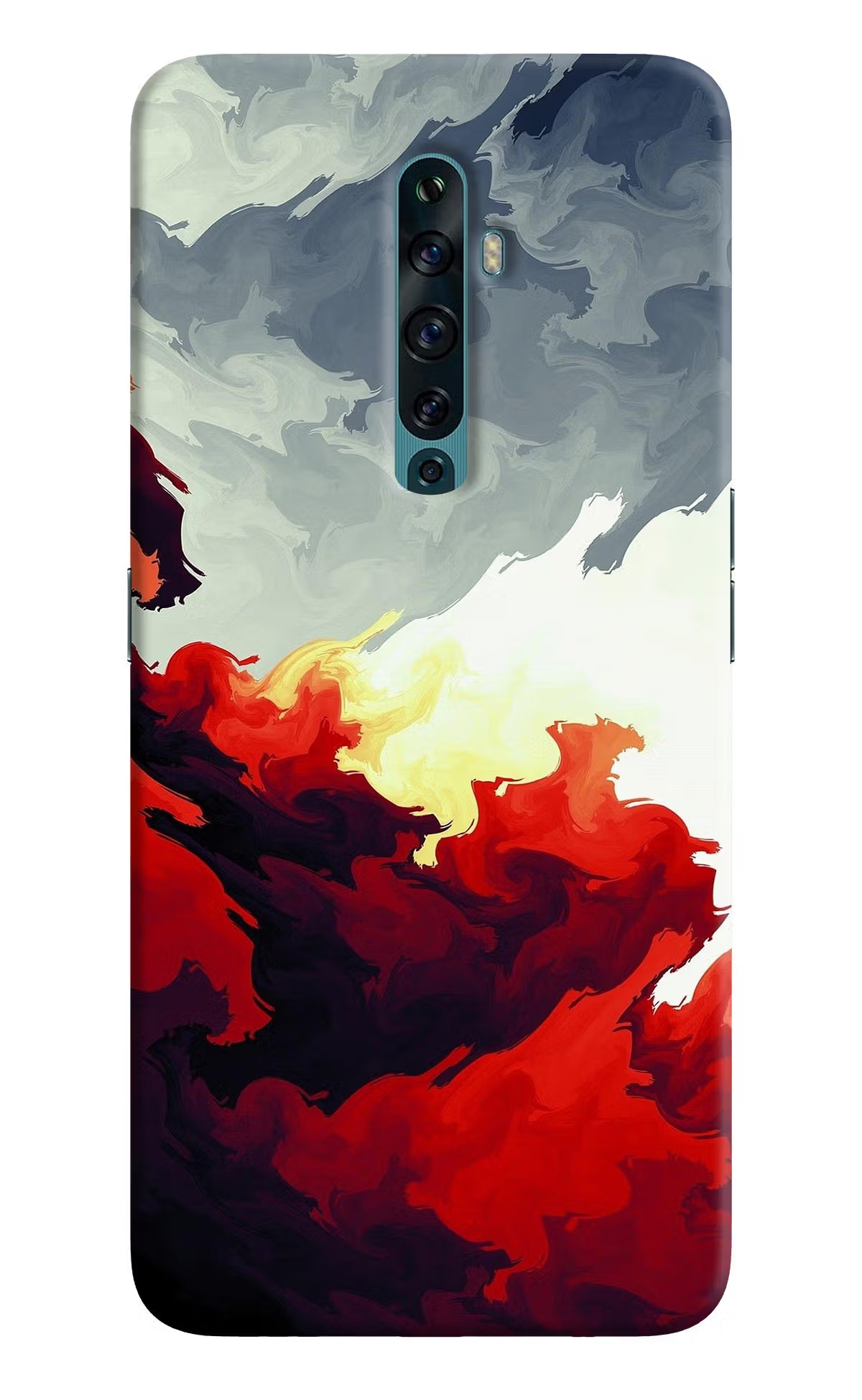 Fire Cloud Oppo Reno2 F Back Cover - Fire Cloud Oppo Reno2 F Back Cover Fire Cloud Oppo Reno2 F Back Cover