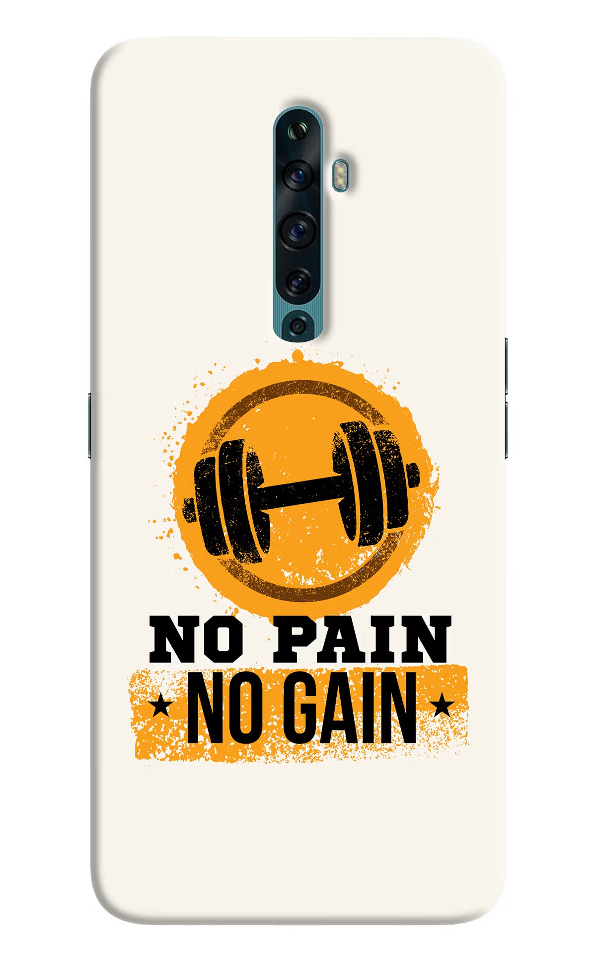 No Pain No Gain Oppo Reno2 F Back Cover - No Pain No Gain Oppo Reno2 F Back Cover No Pain No Gain Oppo Reno2 F Back Cover