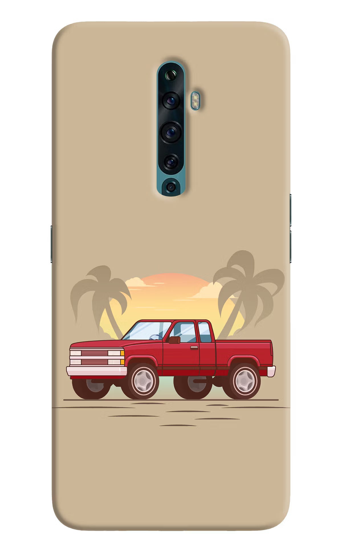 Desert Classic Drive Oppo Reno2 F Back Cover - Desert Classic Drive Oppo Reno2 F Back Cover Desert Classic Drive Oppo Reno2 F Back Cover