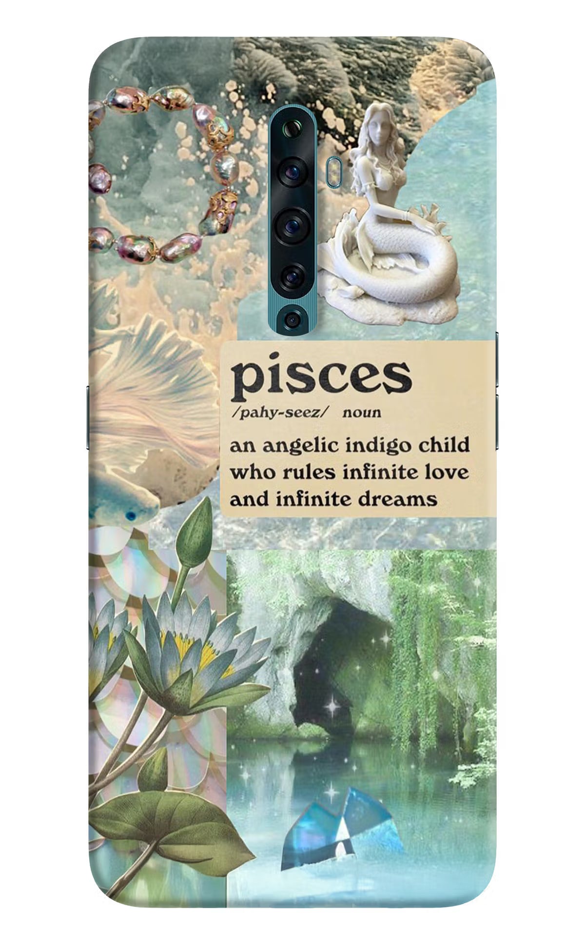 Pisces Zodiac Oppo Reno2 F Back Cover - Pisces Zodiac Oppo Reno2 F Back Cover Pisces Zodiac Oppo Reno2 F Back Cover