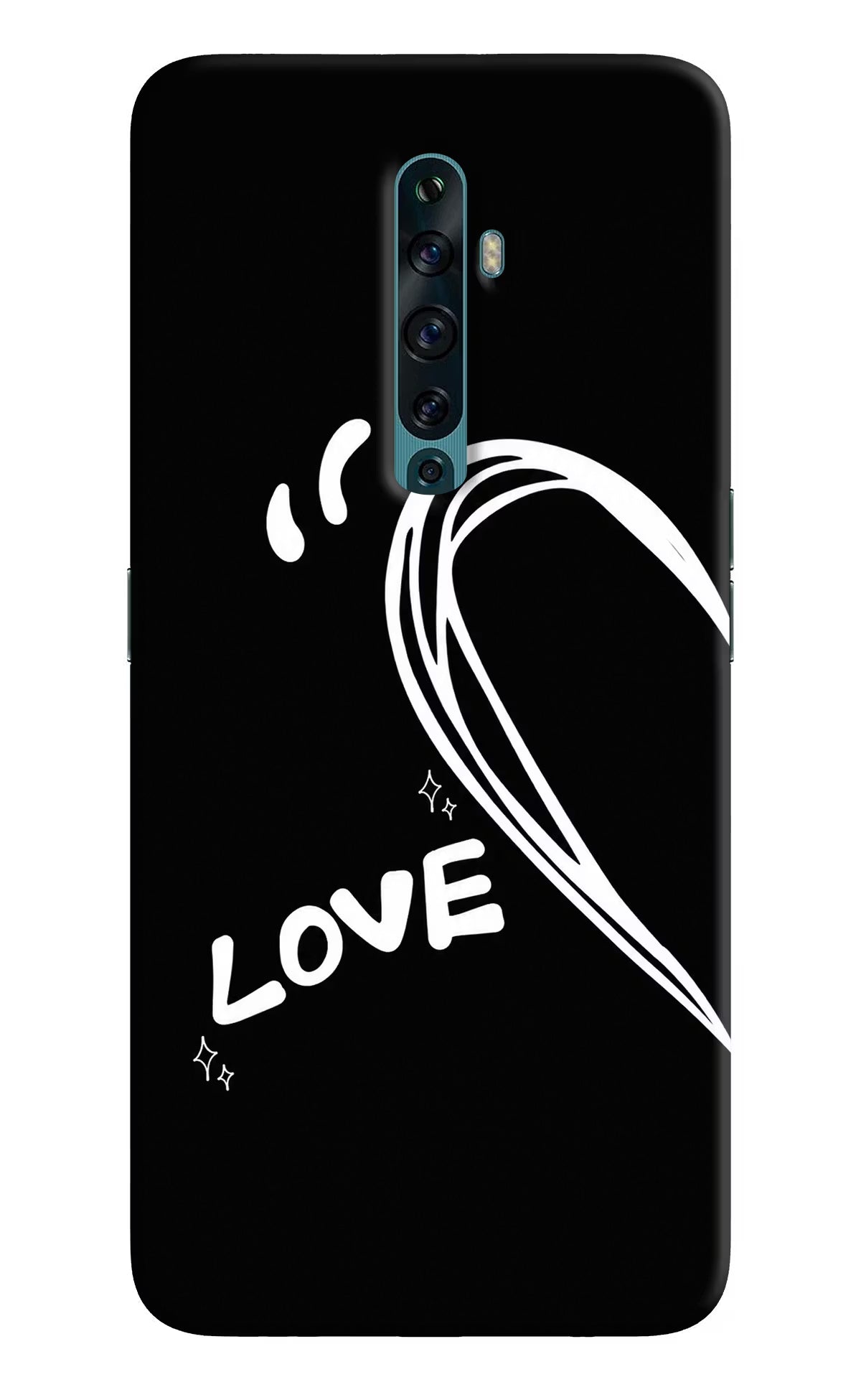 Love Line Oppo Reno2 F Back Cover - Love Line Oppo Reno2 F Back Cover Love Line Oppo Reno2 F Back Cover