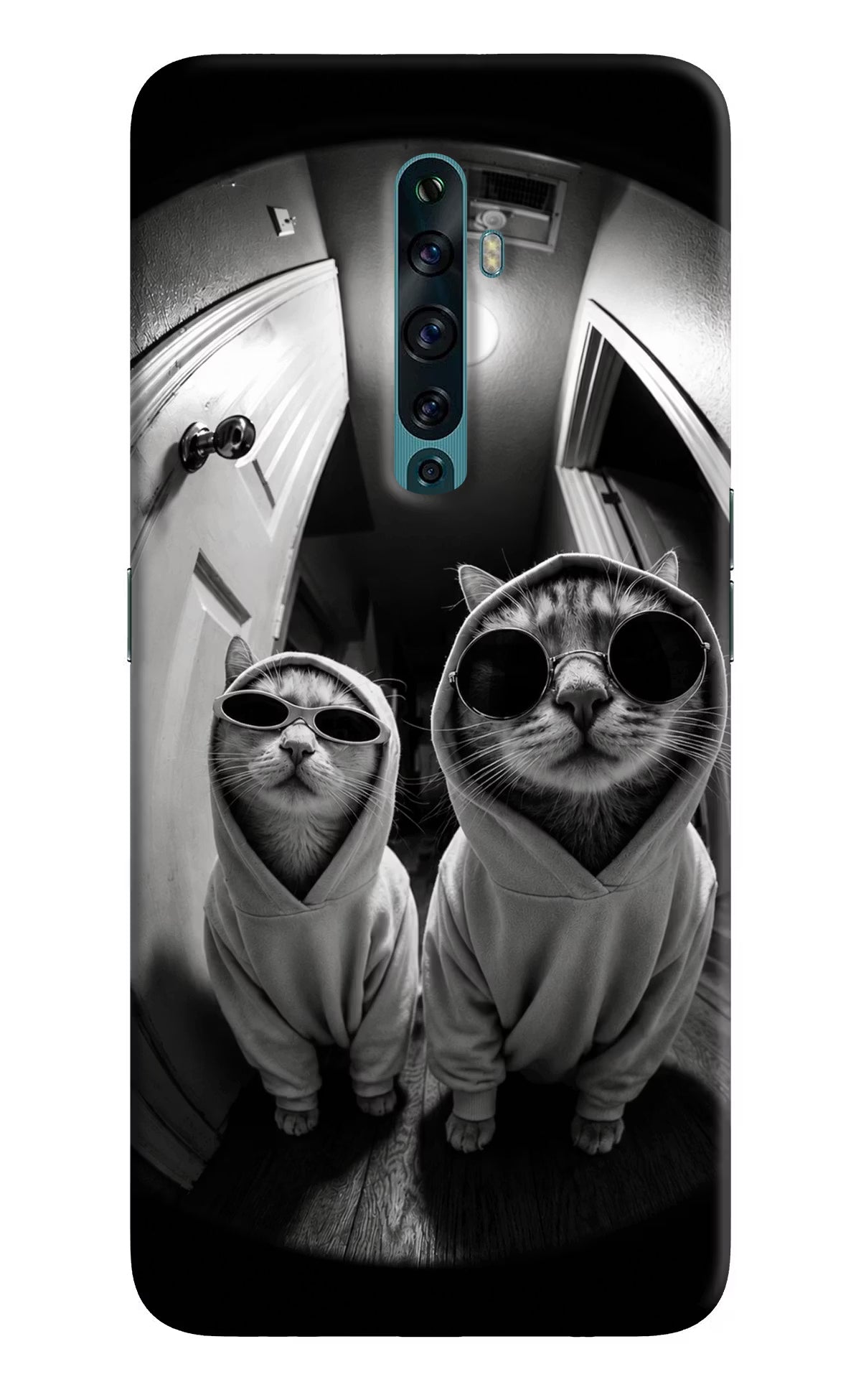 Hood Cats Oppo Reno2 F Back Cover - Hood Cats Oppo Reno2 F Back Cover Hood Cats Oppo Reno2 F Back Cover