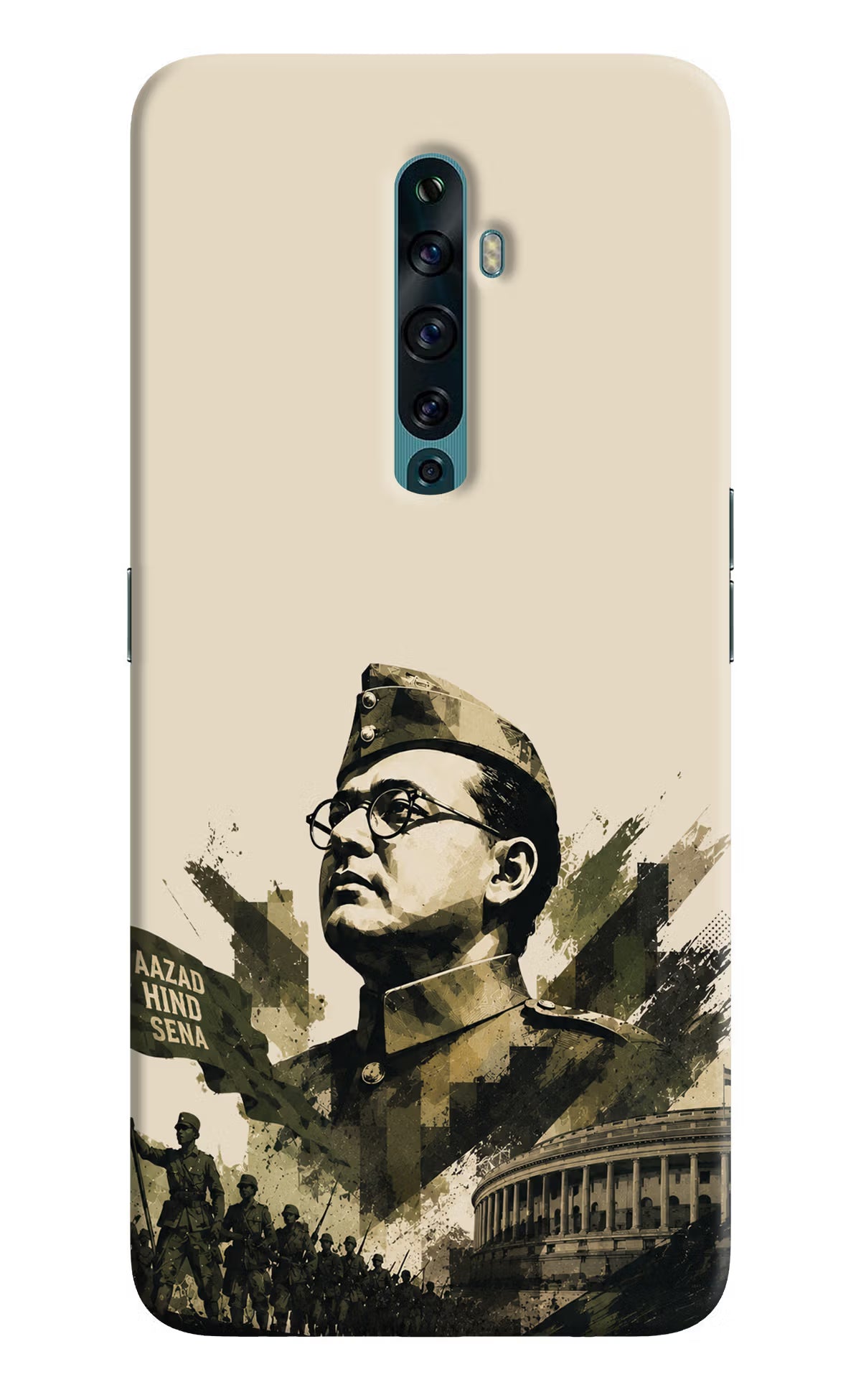 Netaji Rising Oppo Reno2 F Back Cover - Netaji Rising Oppo Reno2 F Back Cover Netaji Rising Oppo Reno2 F Back Cover