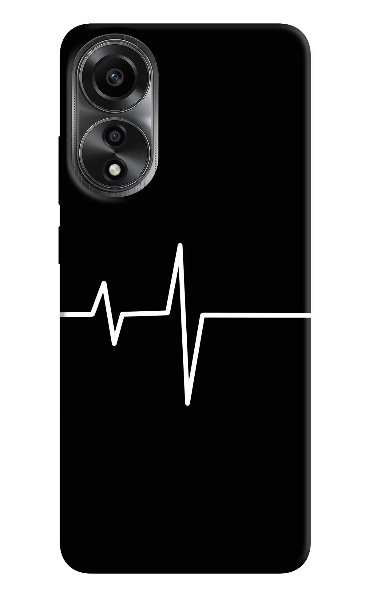 Heart Beats Oppo A78 4G Back Cover - Heart Beats Oppo A78 4G Back Cover Heart Beats Oppo A78 4G Back Cover