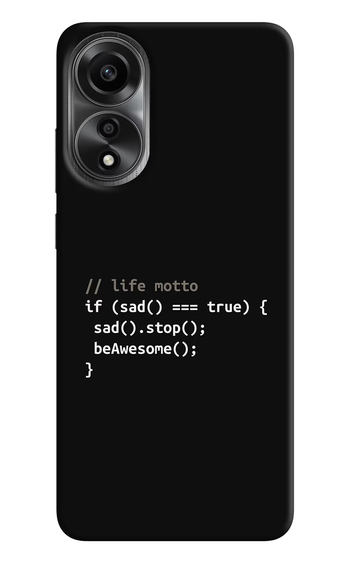 Life Motto Code Oppo A78 4G Back Cover - Life Motto Code Oppo A78 4G Back Cover Life Motto Code Oppo A78 4G Back Cover