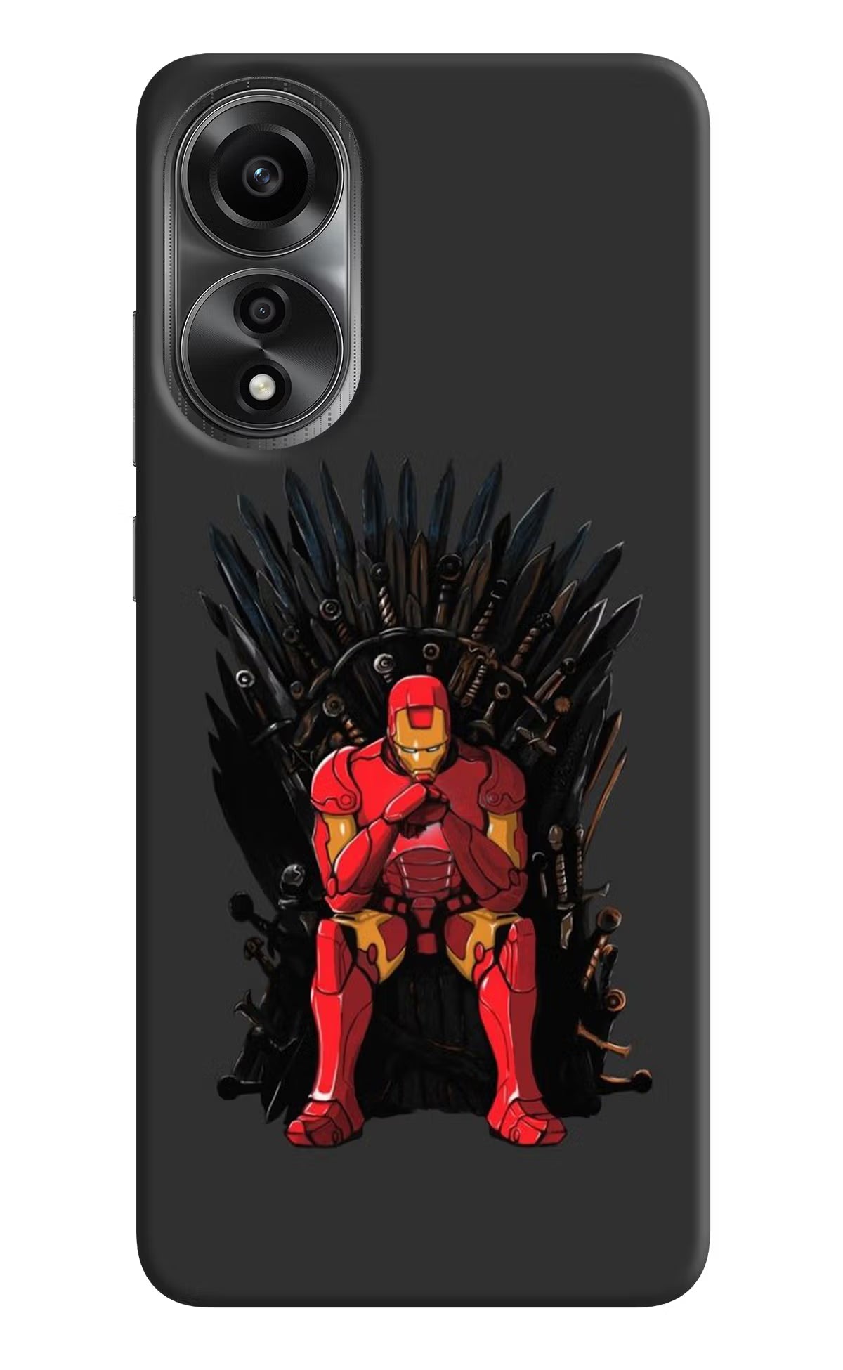 Ironman Throne Oppo A78 4G Back Cover - Ironman Throne Oppo A78 4G Back Cover Ironman Throne Oppo A78 4G Back Cover