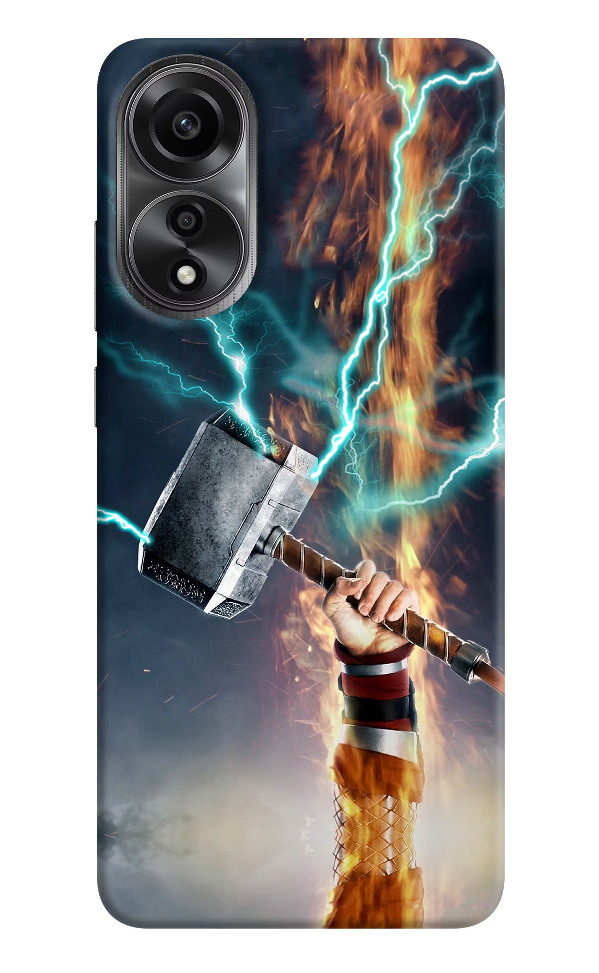 Thor Hammer Mjolnir Oppo A78 4G Back Cover - Thor Hammer Mjolnir Oppo A78 4G Back Cover Thor Hammer Mjolnir Oppo A78 4G Back Cover