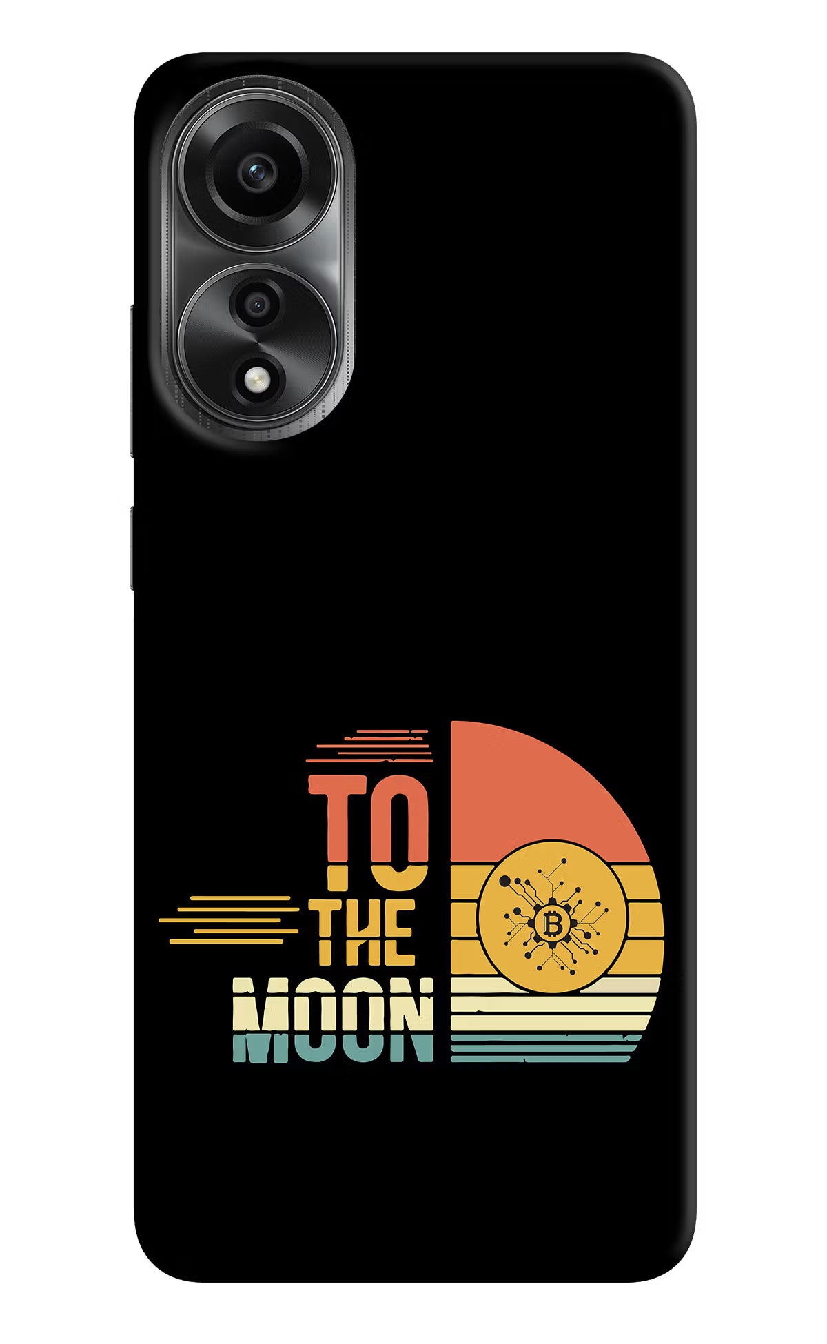 To the Moon Oppo A78 4G Back Cover - To the Moon Oppo A78 4G Back Cover To the Moon Oppo A78 4G Back Cover