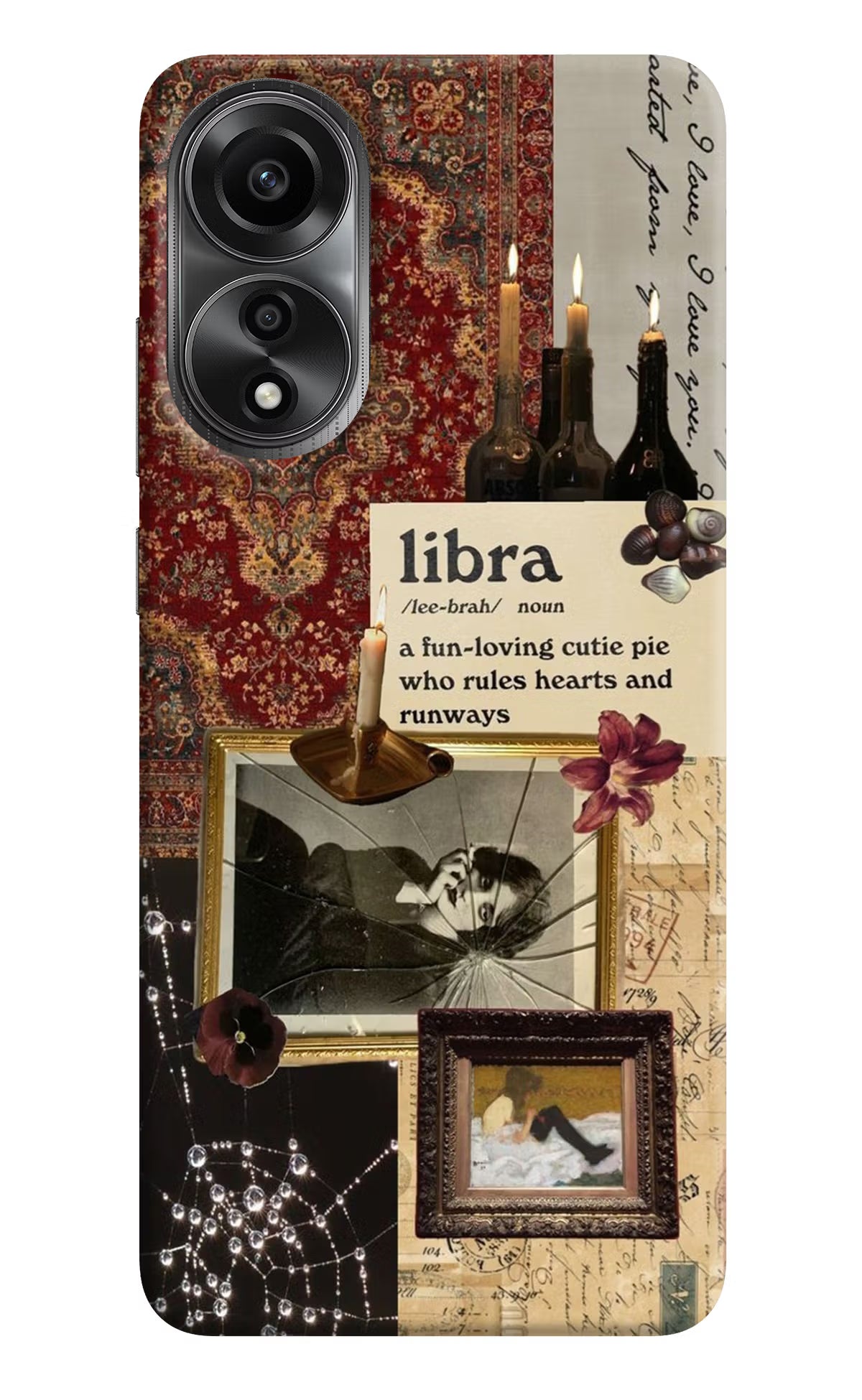 Libra Zodiac Oppo A78 4G Back Cover - Libra Zodiac Oppo A78 4G Back Cover Libra Zodiac Oppo A78 4G Back Cover