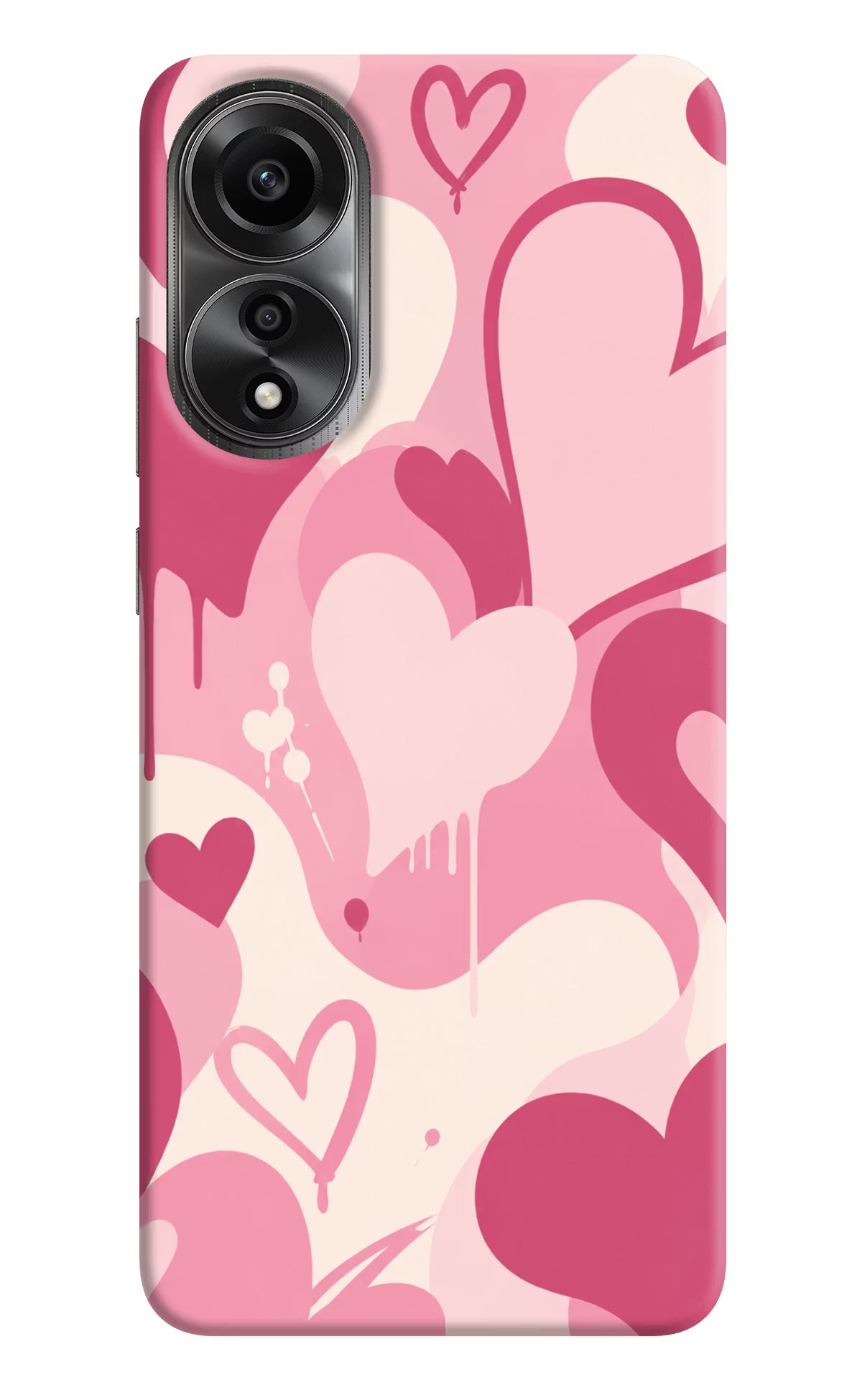 Hearty case Oppo A78 4G Back Cover - Hearty case Oppo A78 4G Hard Case Back Cover by Casekaro Hearty case Oppo A78 4G Hard Case Back Cover by Casekaro