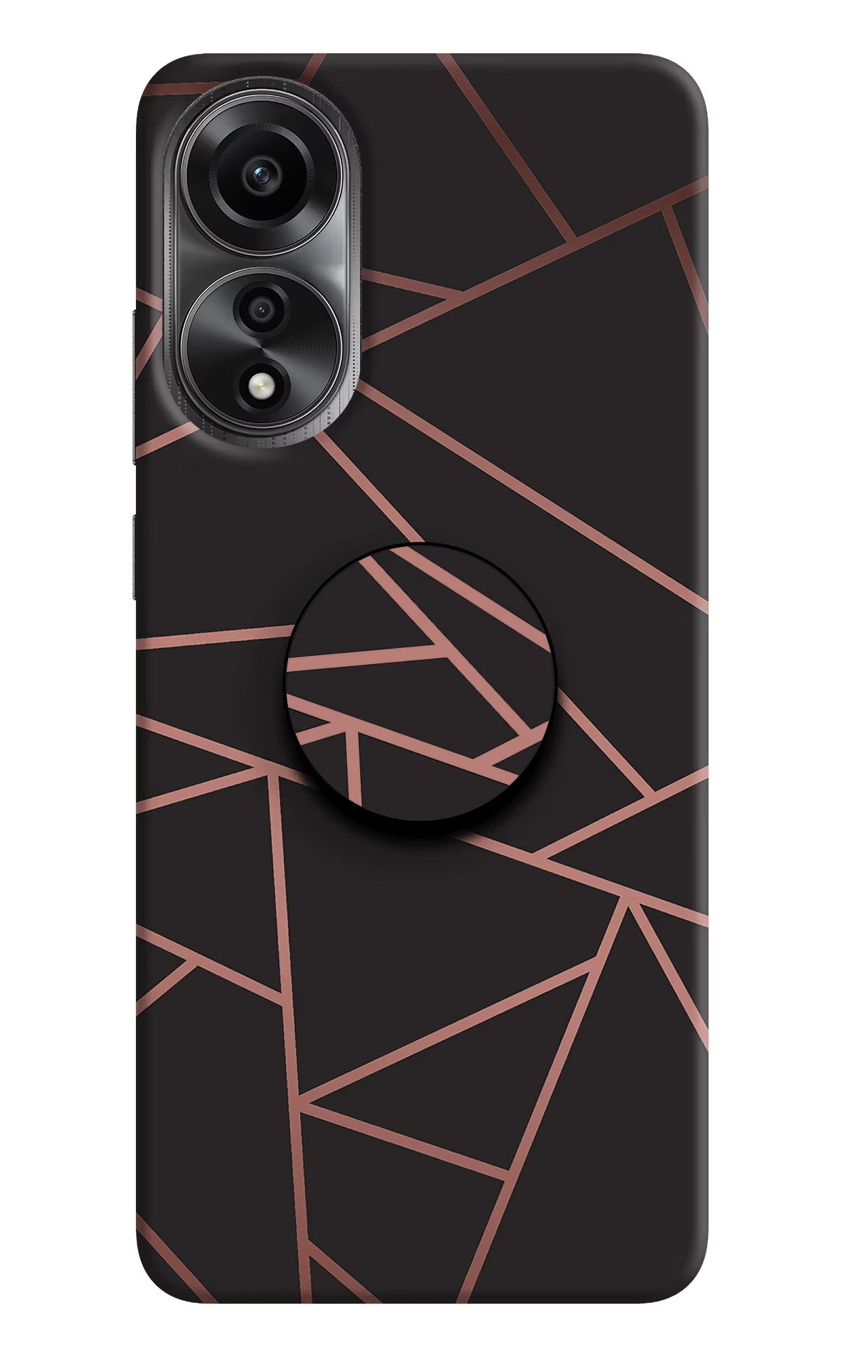Geometric Pattern Oppo A78 4G Pop Case - Geometric Pattern Oppo A78 4G Pop Case Geometric Pattern Oppo A78 4G Pop Case