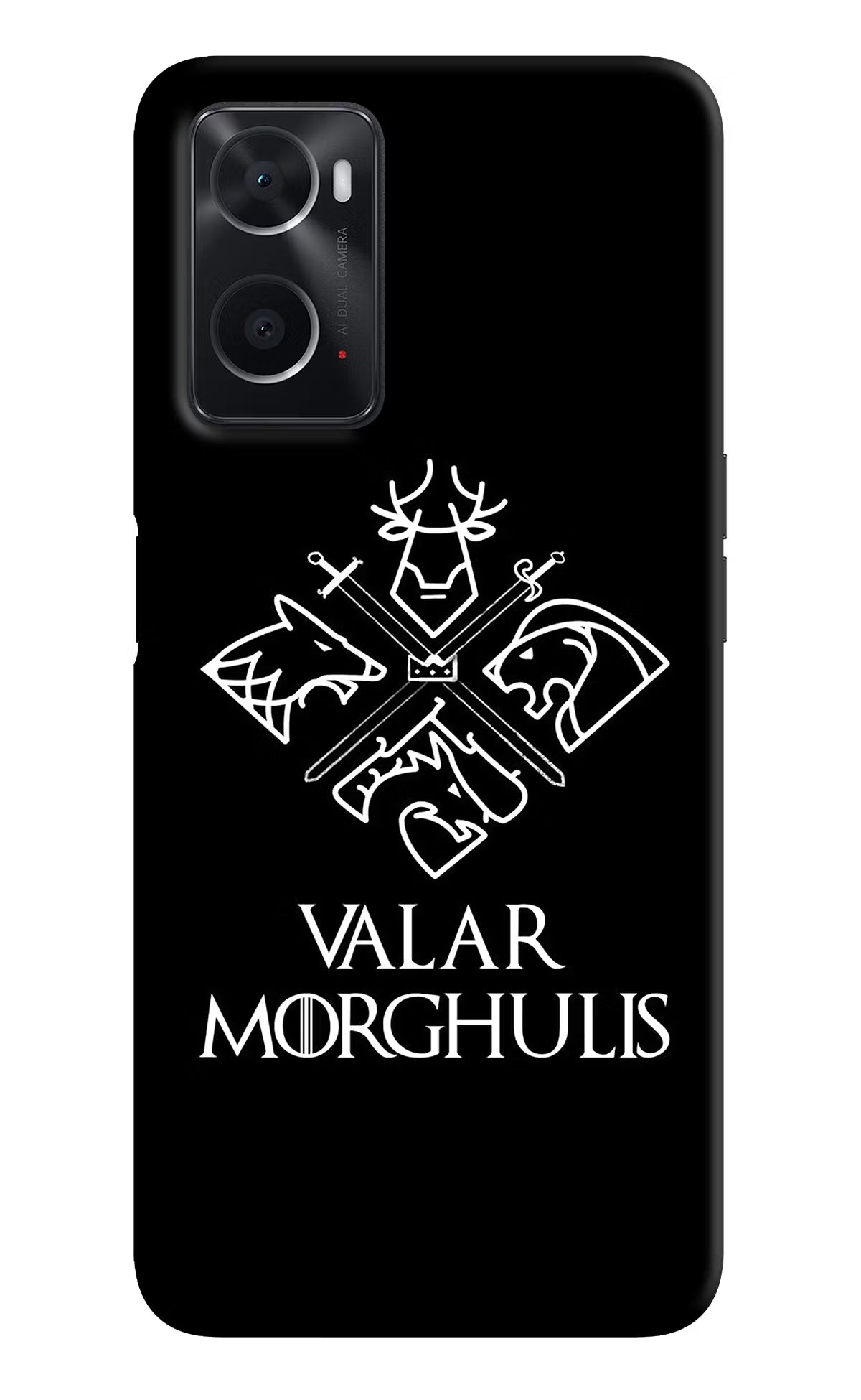 Valar Morghulis | Game Of Thrones Oppo A76 Back Cover - Valar Morghulis | Game Of Thrones Oppo A76 Back Cover Valar Morghulis | Game Of Thrones Oppo A76 Back Cover
