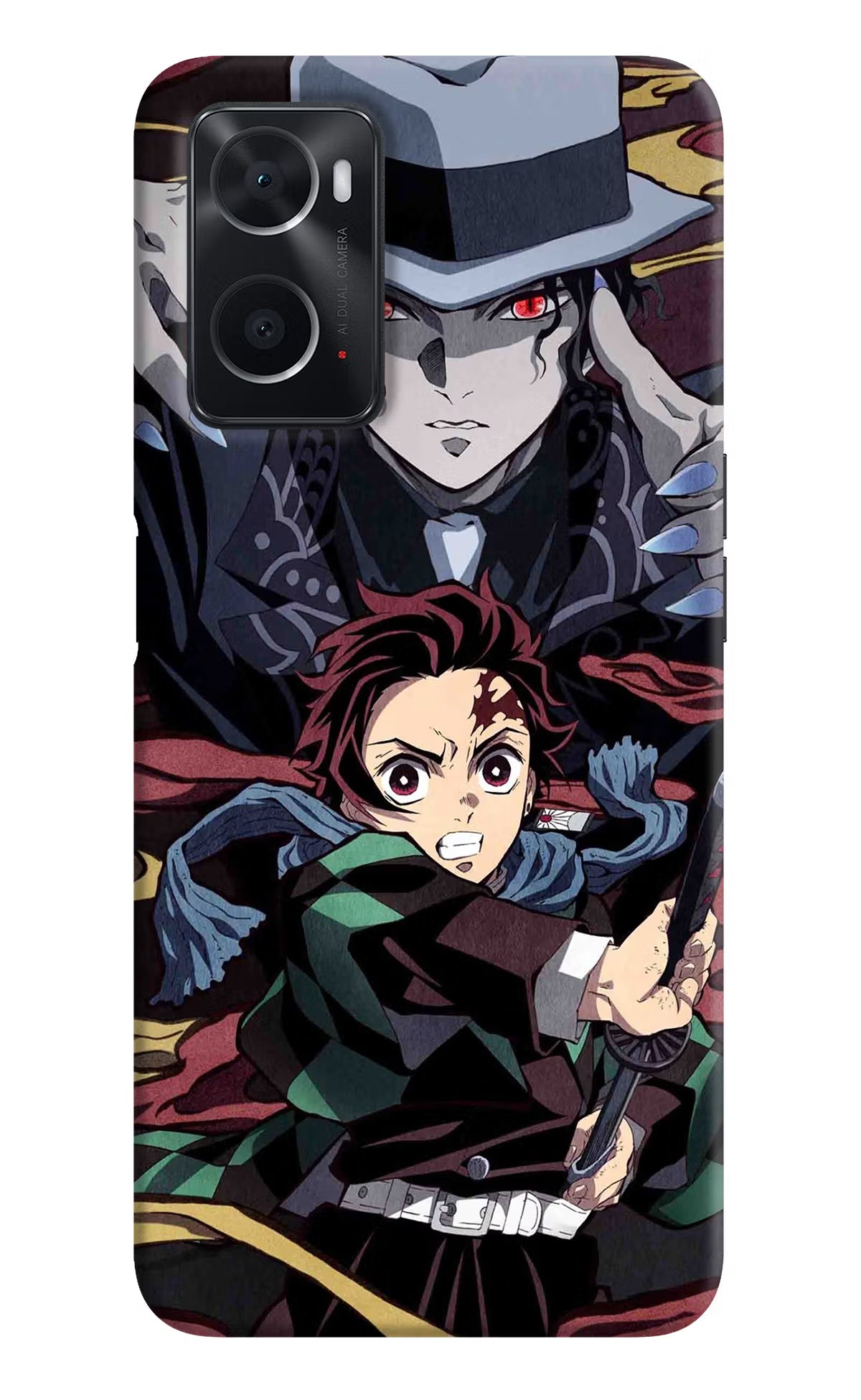 Demon Slayer Oppo A76 Back Cover - Demon Slayer Oppo A76 Back Cover Demon Slayer Oppo A76 Back Cover