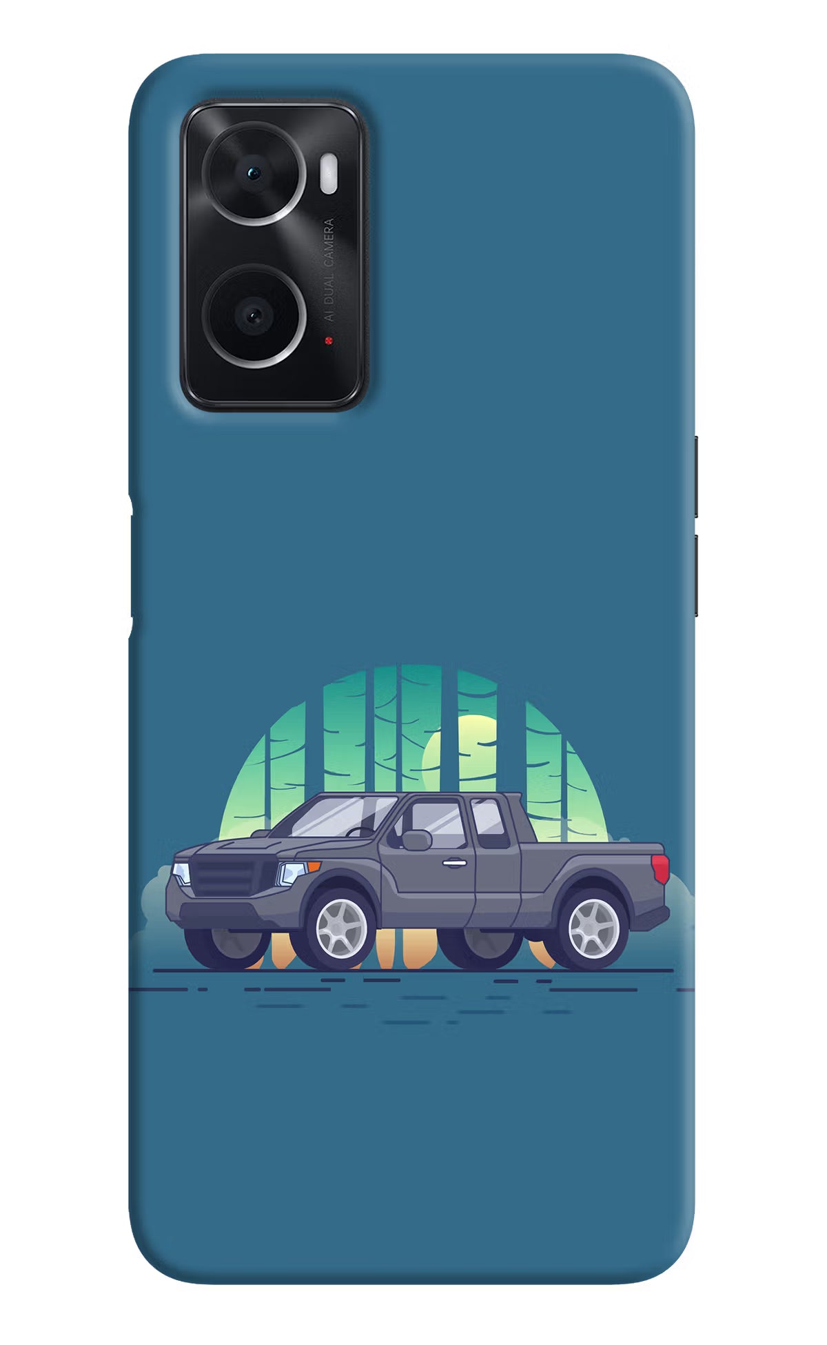 Retro Garage Vibe Oppo A76 Back Cover - Retro Garage Vibe Oppo A76 Back Cover Retro Garage Vibe Oppo A76 Back Cover