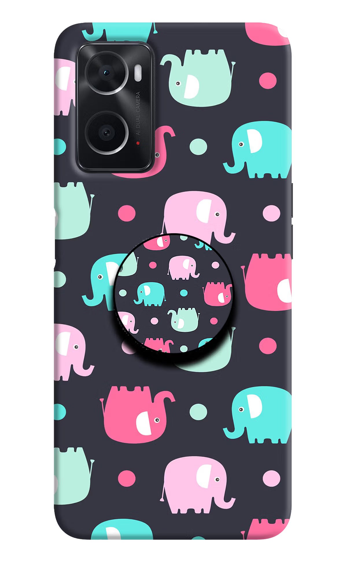 Baby Elephants Oppo A76 Pop Case - Baby Elephants Oppo A76 Pop Case Baby Elephants Oppo A76 Pop Case