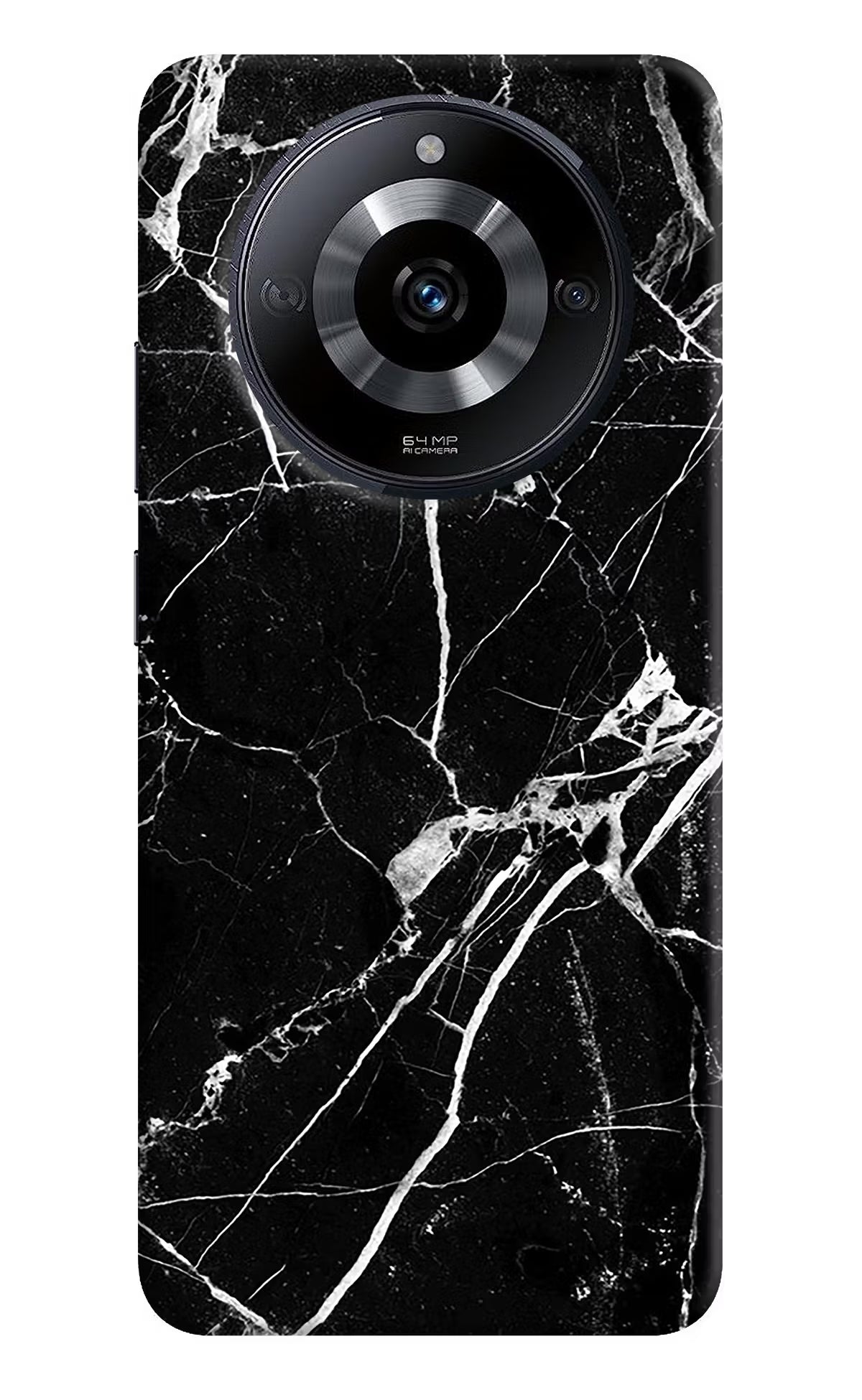 Black Marble Pattern Realme Narzo 60 5G Back Cover - Black Marble Pattern Realme Narzo 60 5G Back Cover Black Marble Pattern Realme Narzo 60 5G Back Cover