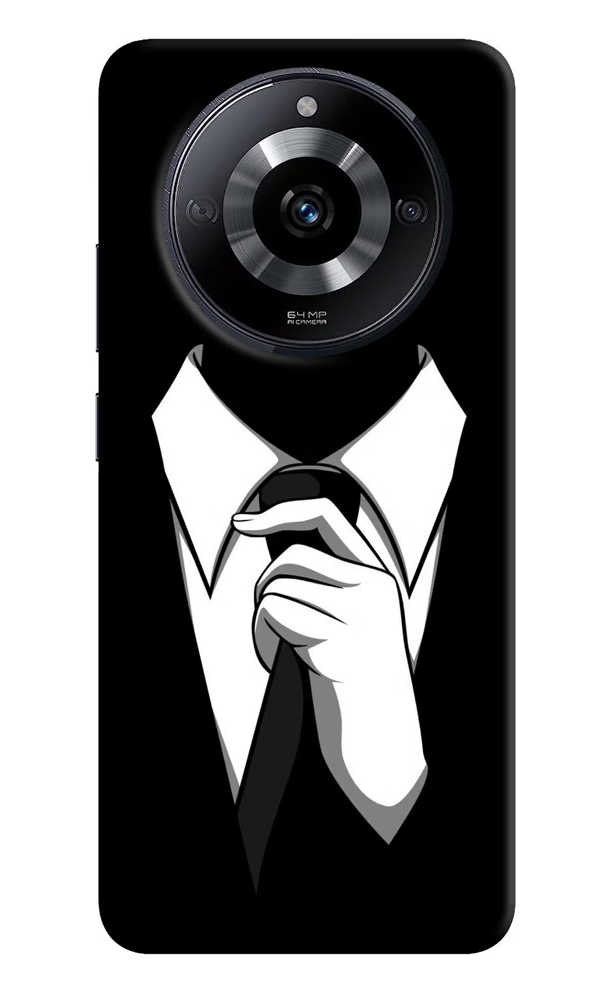 Black Tie Realme Narzo 60 5G Back Cover - Black Tie Realme Narzo 60 5G Back Cover Black Tie Realme Narzo 60 5G Back Cover