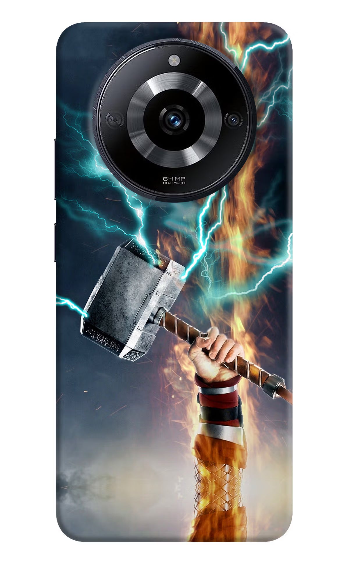 Thor Hammer Mjolnir Realme Narzo 60 5G Back Cover - Thor Hammer Mjolnir Realme Narzo 60 5G Back Cover Thor Hammer Mjolnir Realme Narzo 60 5G Back Cover
