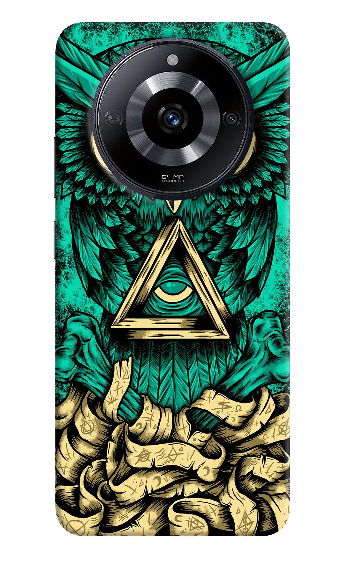 Green Owl Realme Narzo 60 5G Back Cover - Green Owl Realme Narzo 60 5G Back Cover Green Owl Realme Narzo 60 5G Back Cover