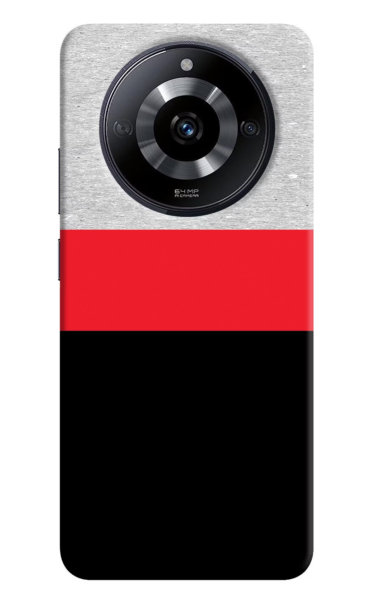 Tri Color Pattern Realme Narzo 60 5G Back Cover - Tri Color Pattern Realme Narzo 60 5G Back Cover Tri Color Pattern Realme Narzo 60 5G Back Cover