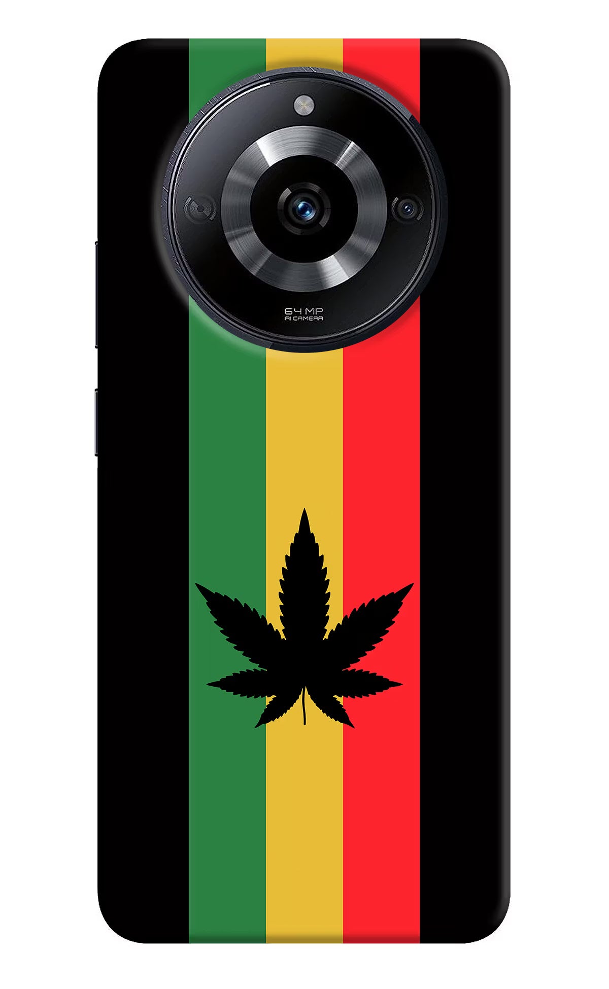 Weed Flag Realme Narzo 60 5G Back Cover - Weed Flag Realme Narzo 60 5G Back Cover Weed Flag Realme Narzo 60 5G Back Cover