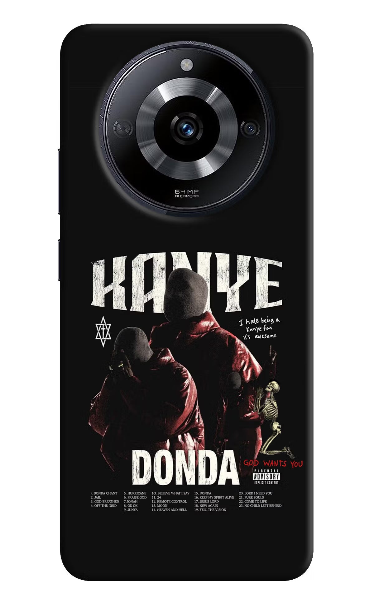Donda Kanye West Realme Narzo 60 5G Back Cover - Donda Kanye West Realme Narzo 60 5G Back Cover Donda Kanye West Realme Narzo 60 5G Back Cover