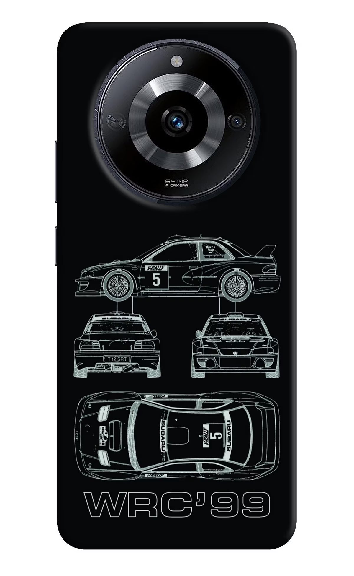 WRC'99 Realme Narzo 60 5G Back Cover - WRC'99 Realme Narzo 60 5G Back Cover WRC'99 Realme Narzo 60 5G Back Cover