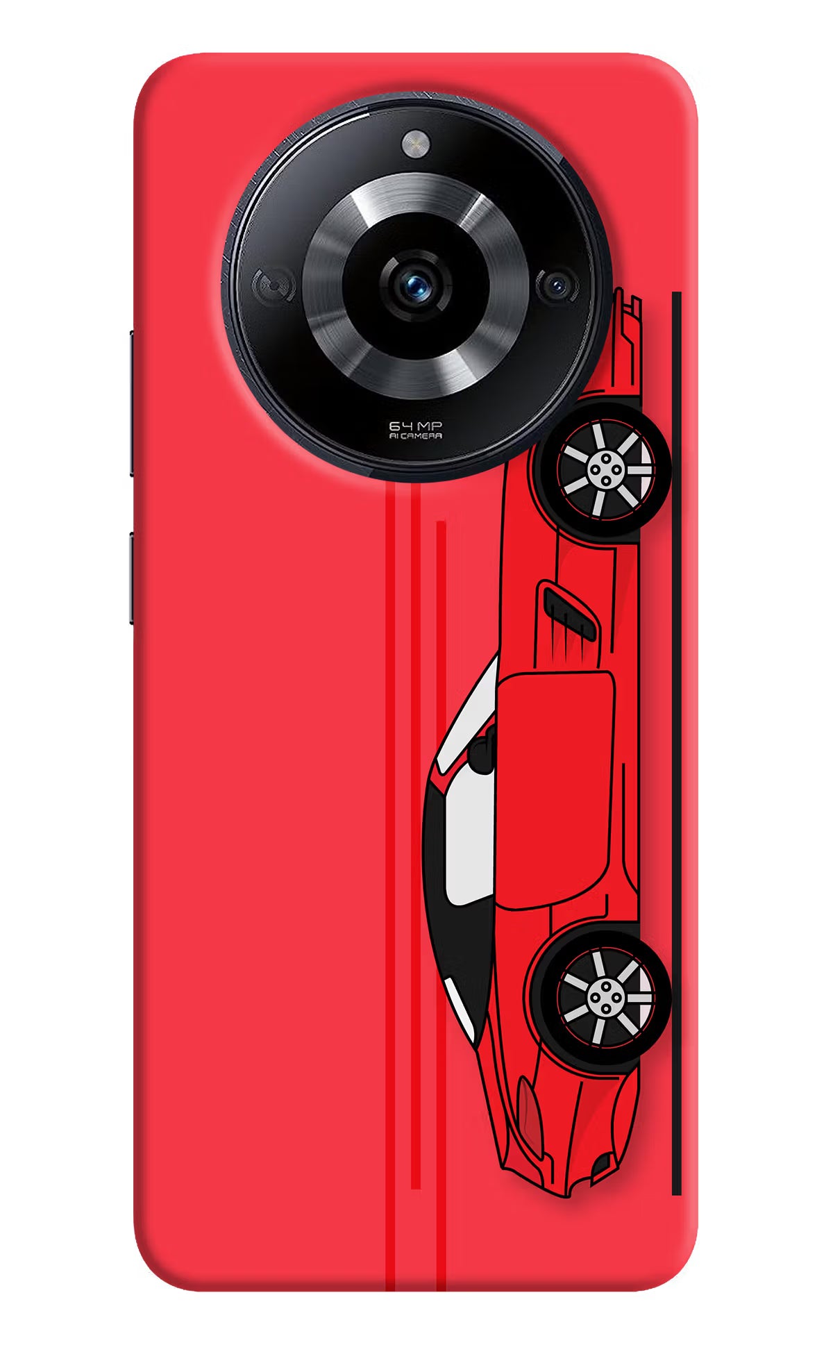 Red Velocity Realme Narzo 60 5G Back Cover - Red Velocity Realme Narzo 60 5G Back Cover Red Velocity Realme Narzo 60 5G Back Cover
