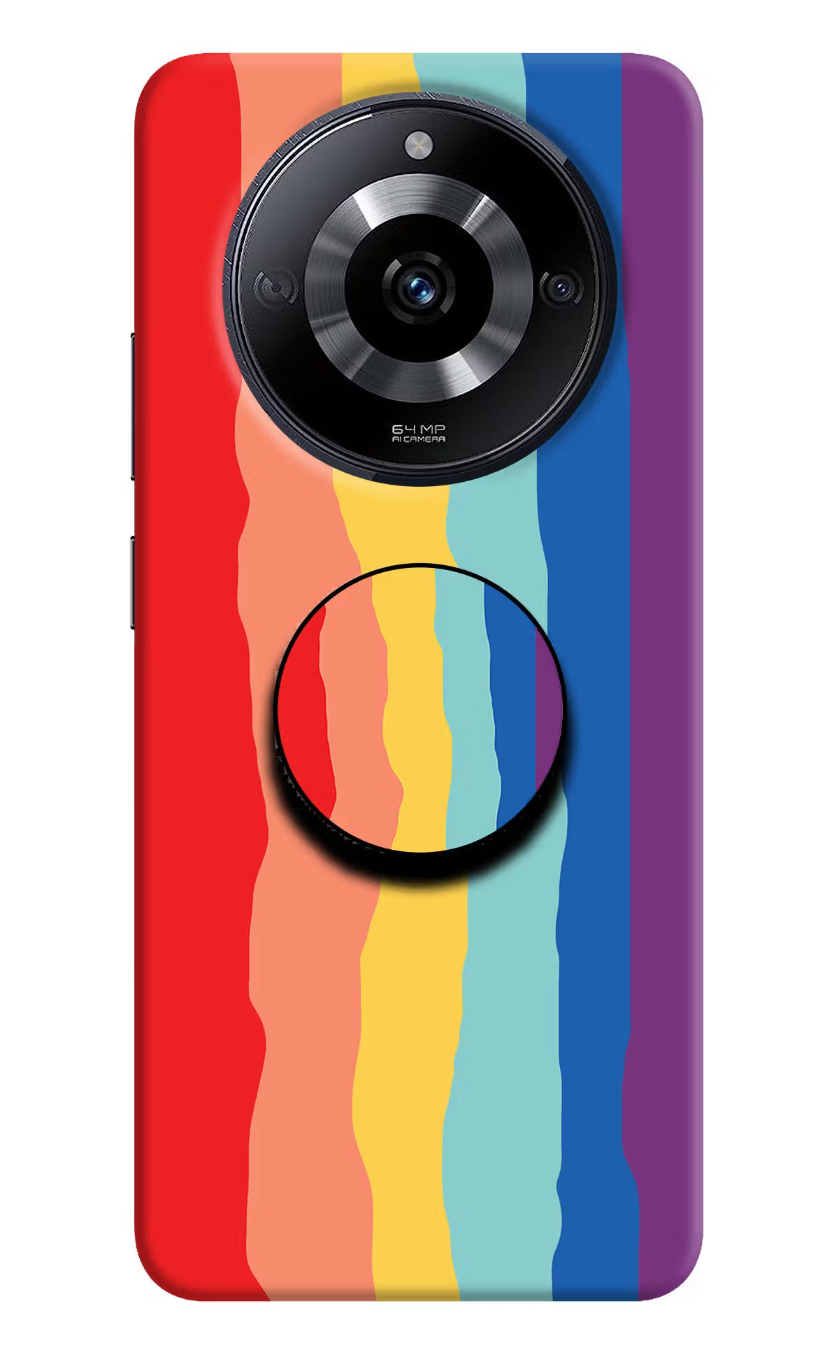 Rainbow Realme Narzo 60 5G Pop Case - Rainbow Realme Narzo 60 5G Pop Case Rainbow Realme Narzo 60 5G Pop Case