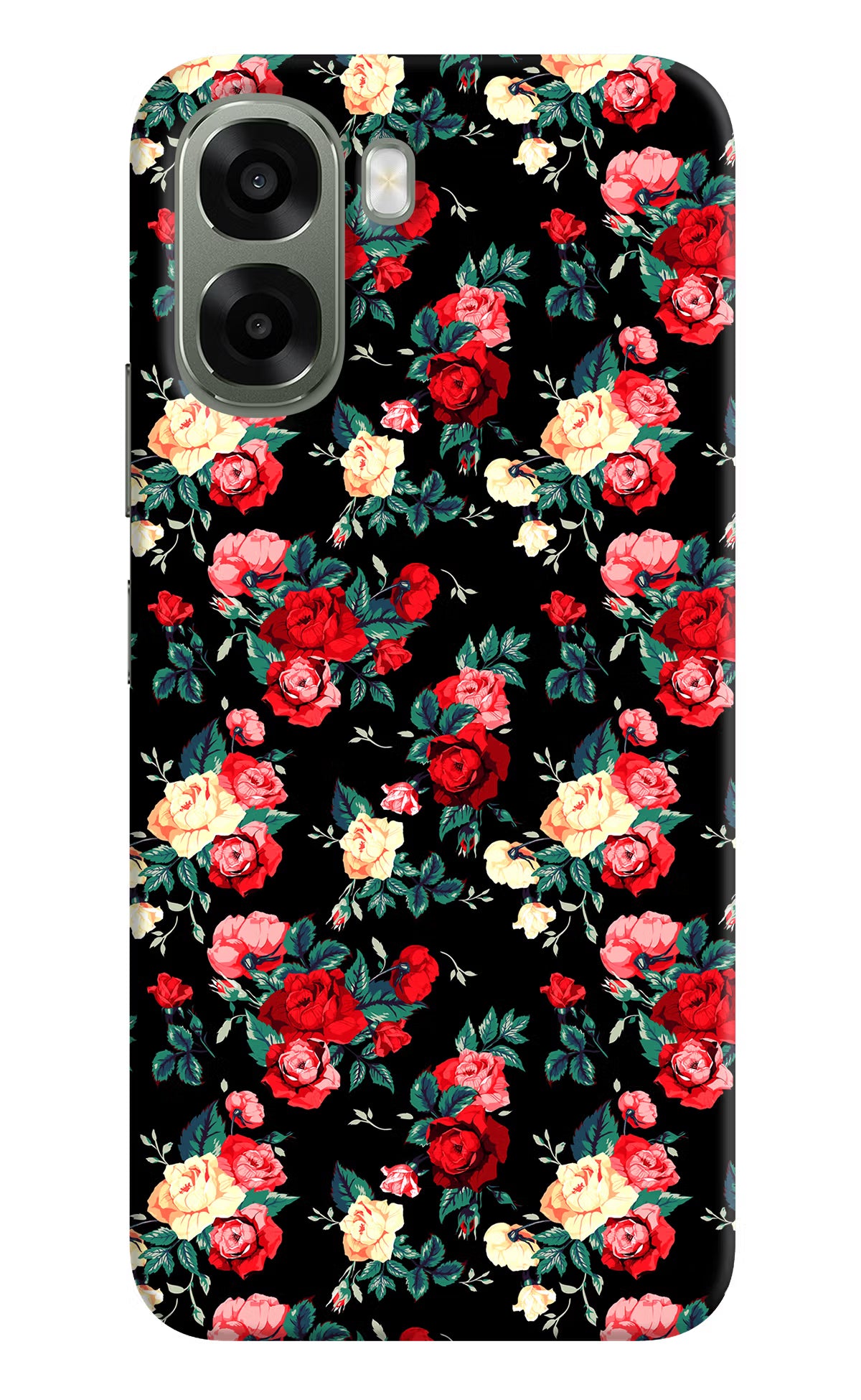 Rose Pattern Oppo A6x 5G Back Cover - Rose Pattern Oppo A6x 5G Back Cover Rose Pattern Oppo A6x 5G Back Cover