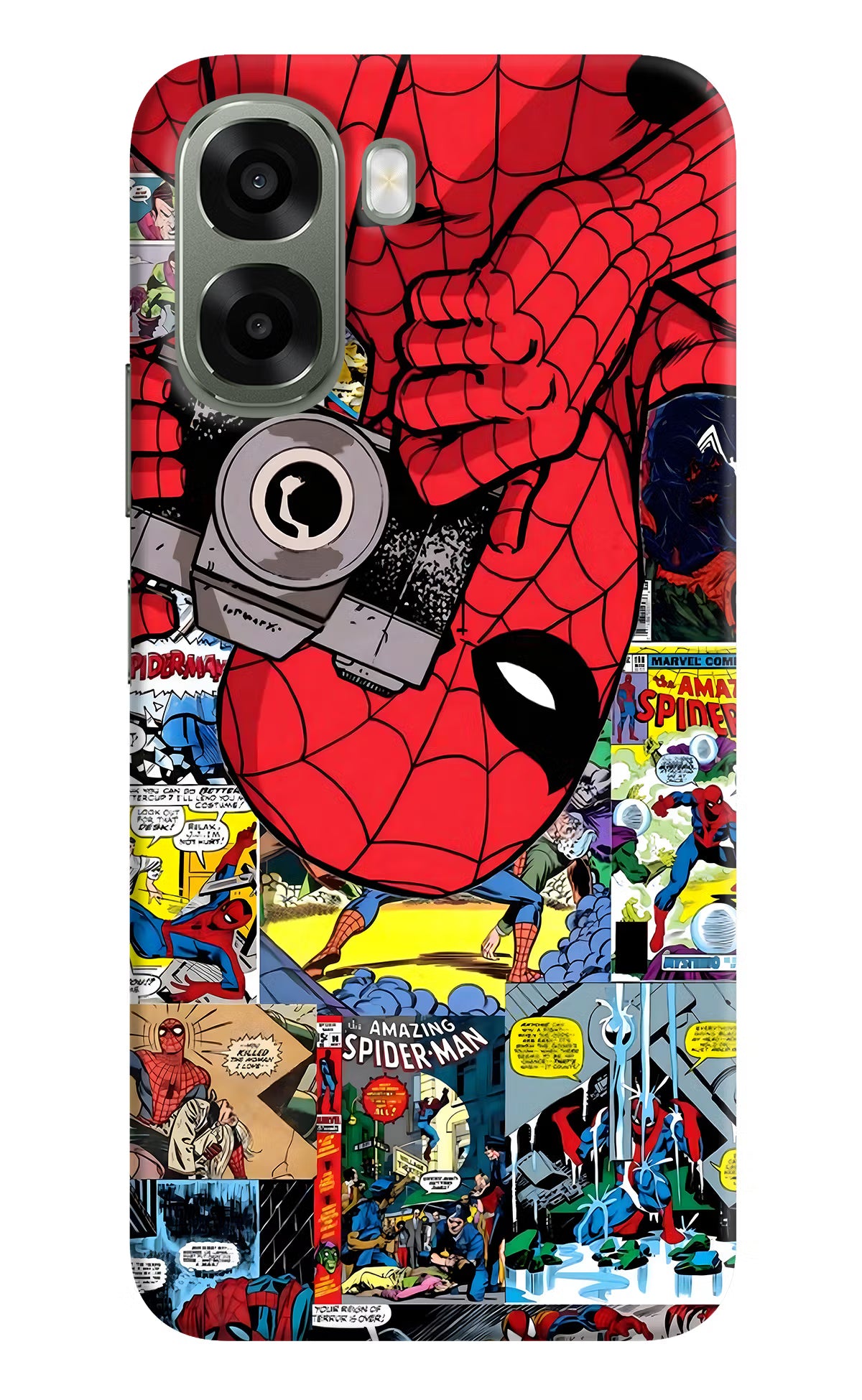 Spider Man Oppo A6x 5G Back Cover - Spider Man Oppo A6x 5G Back Cover Spider Man Oppo A6x 5G Back Cover
