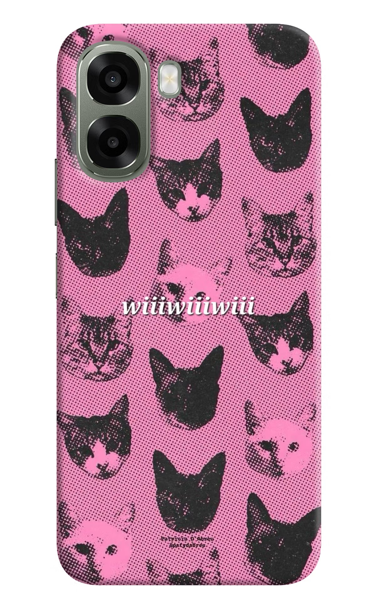 Pink Cats Oppo A6x 5G Back Cover - Pink Cats Oppo A6x 5G Back Cover Pink Cats Oppo A6x 5G Back Cover