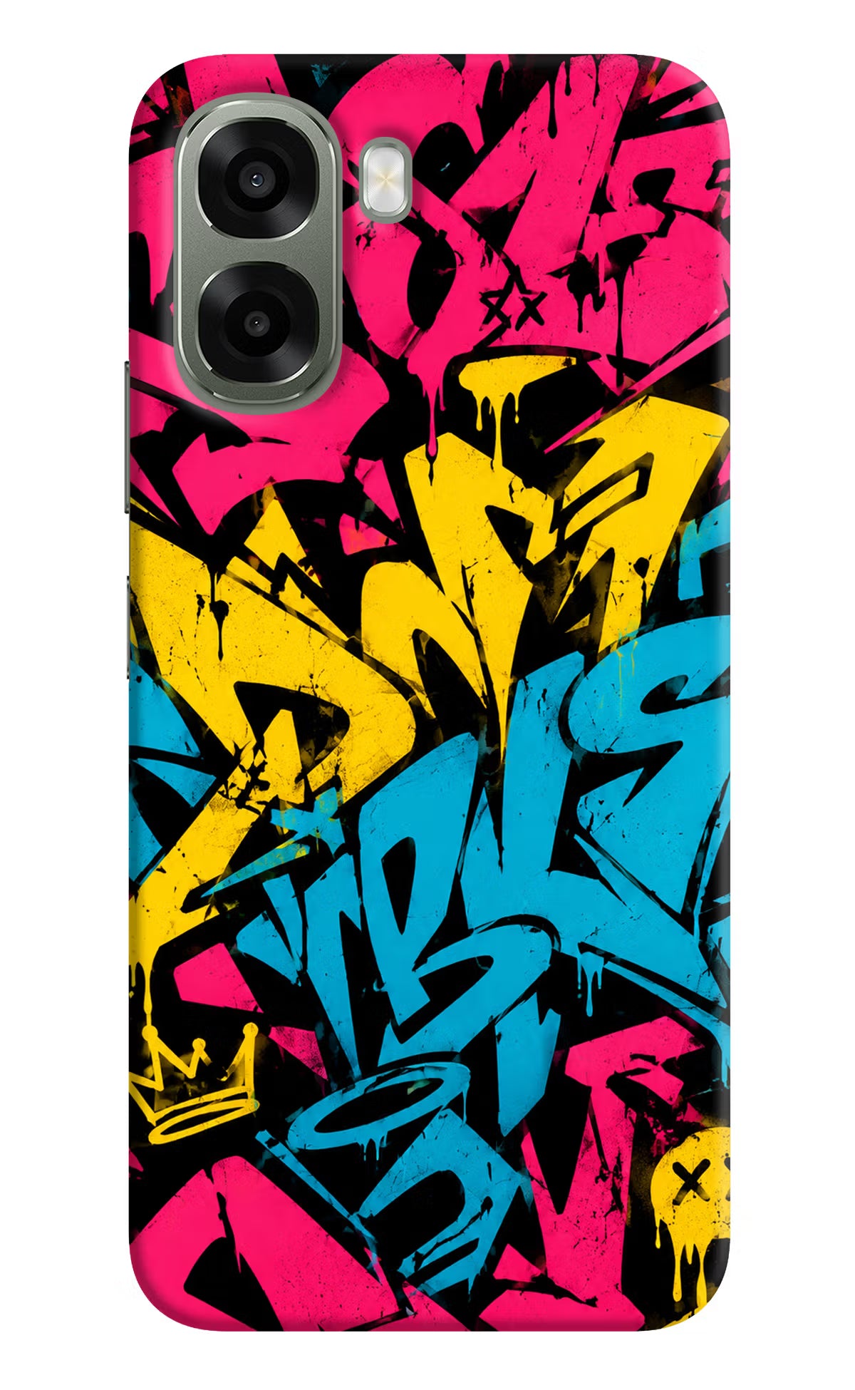 Graffiti Vibe Oppo A6x 5G Back Cover - Graffiti Vibe Oppo A6x 5G Back Cover Graffiti Vibe Oppo A6x 5G Back Cover