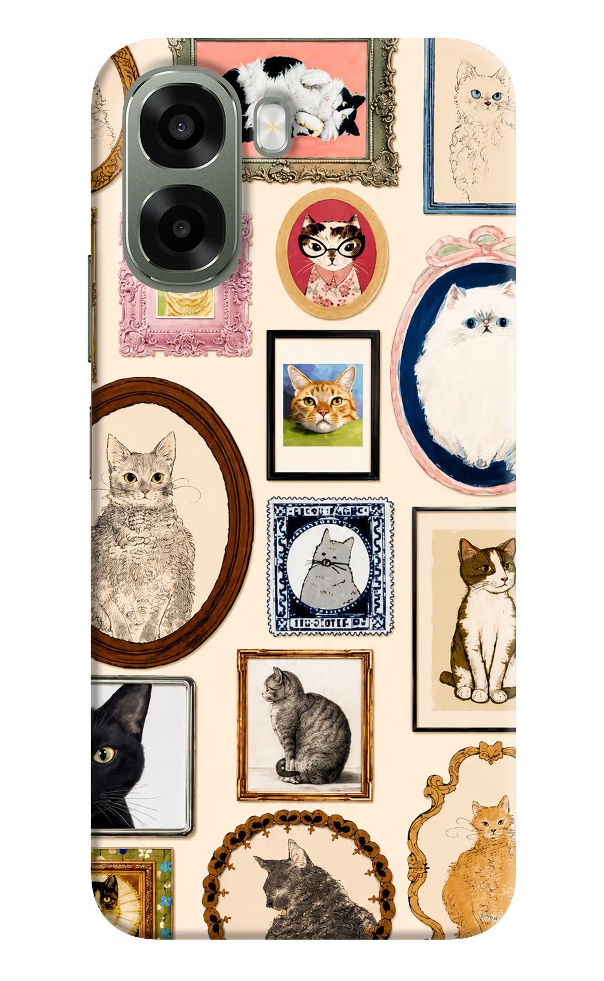 Mirror Cats Oppo A6x 5G Back Cover - Mirror Cats Oppo A6x 5G Back Cover Mirror Cats Oppo A6x 5G Back Cover
