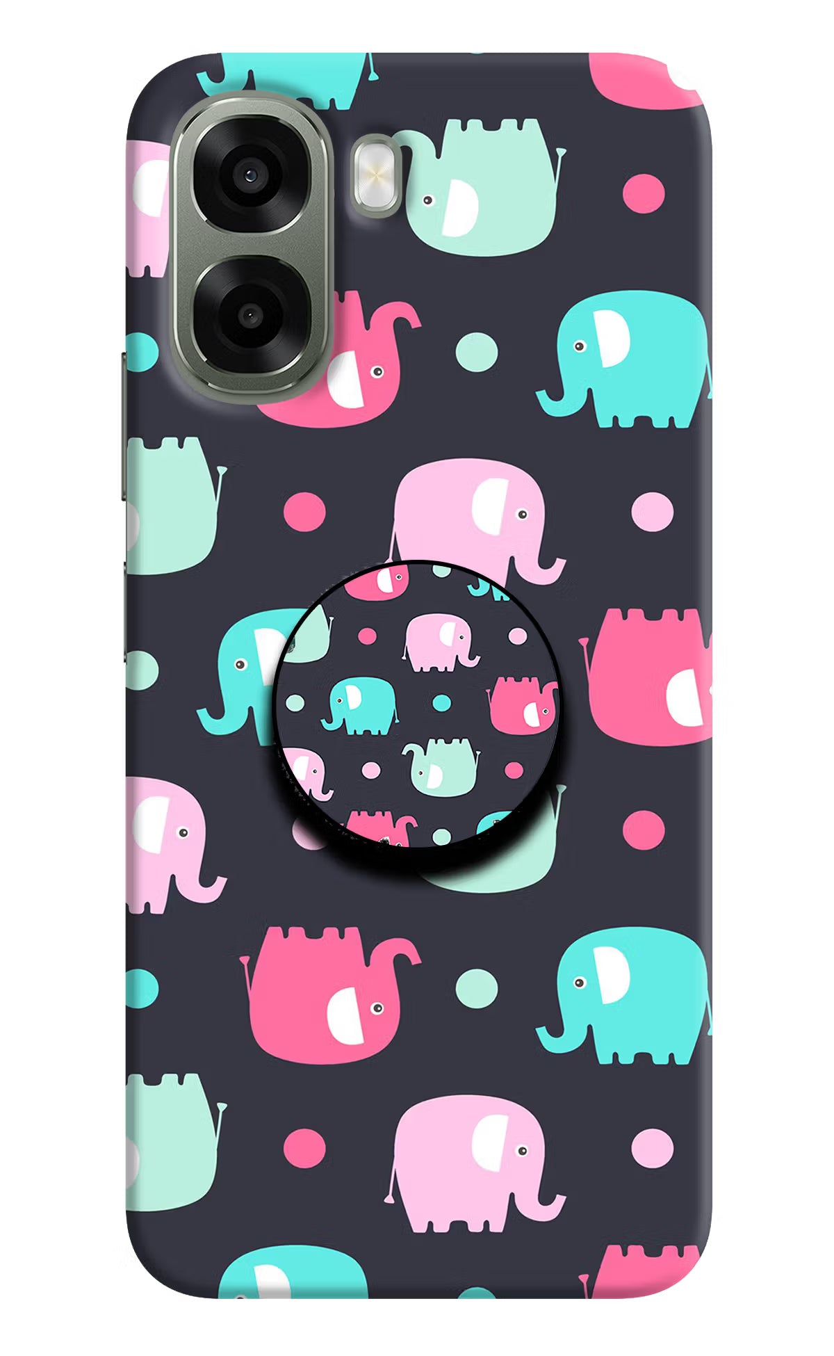 Baby Elephants Oppo A6x 5G Pop Case - Baby Elephants Oppo A6x 5G Pop Case Baby Elephants Oppo A6x 5G Pop Case